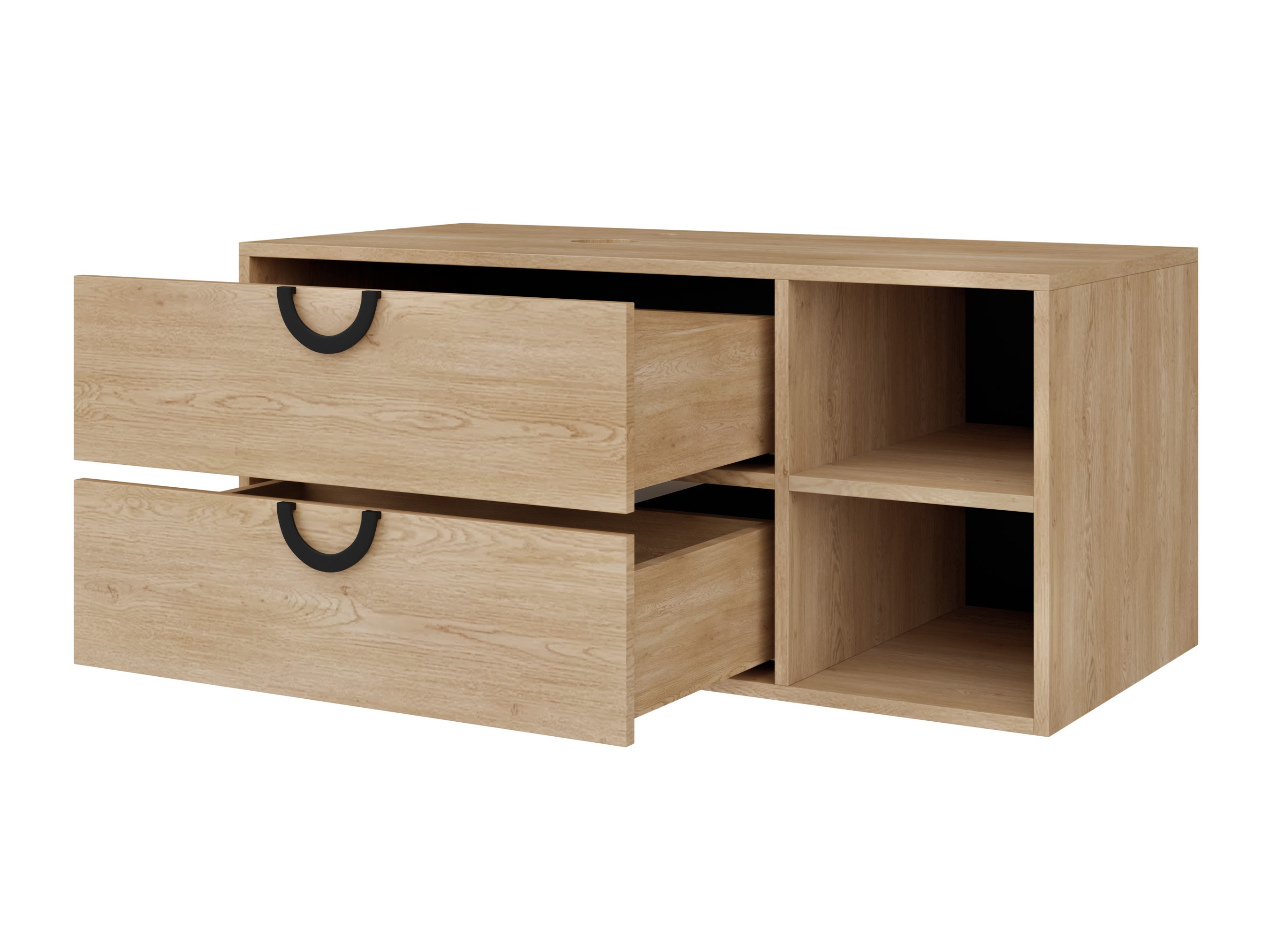 Cabinet atârnat pentru baie Sodalis (Negru)