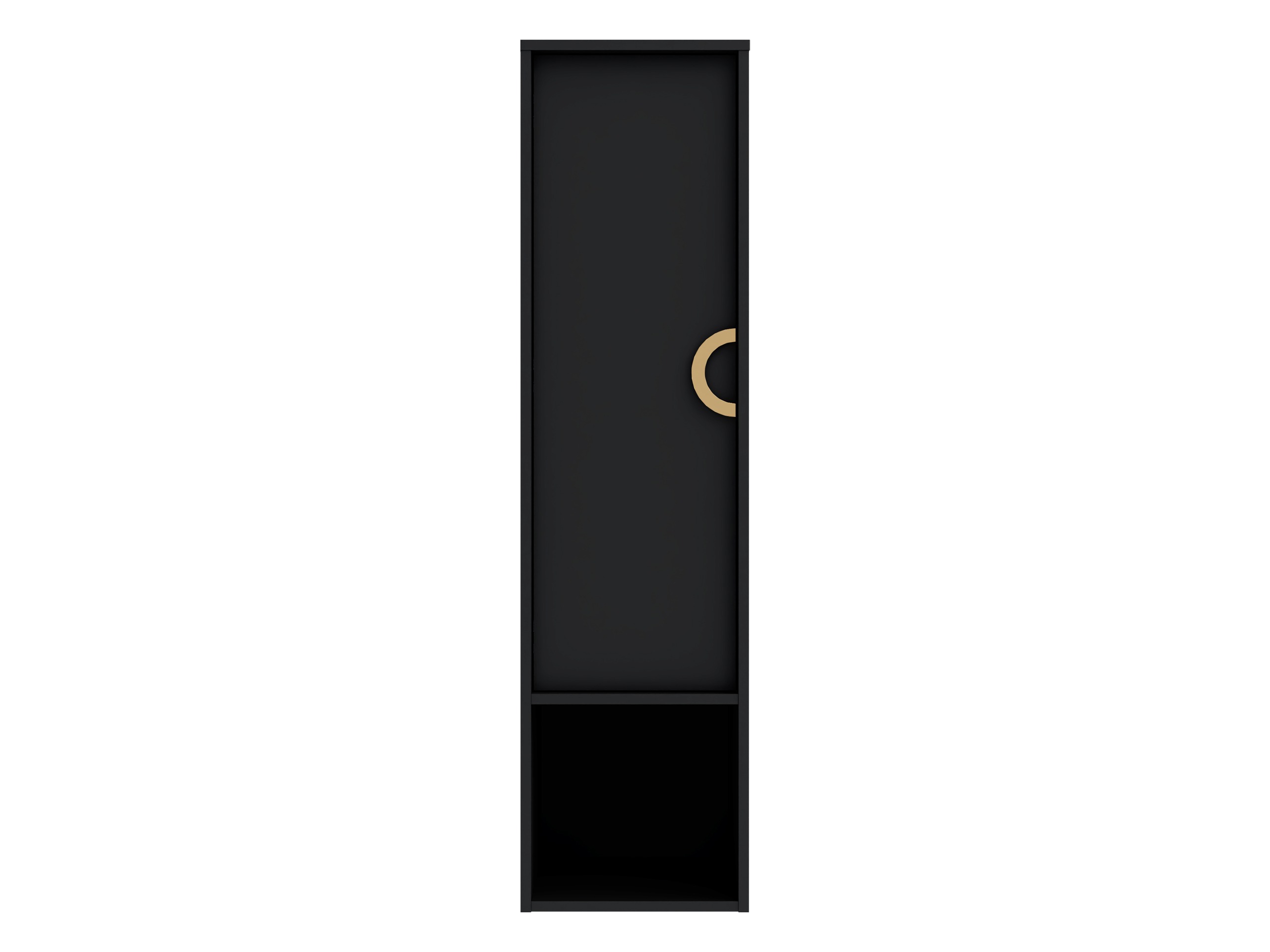 Cabinet de baie suspendat Sodalis (Negru)