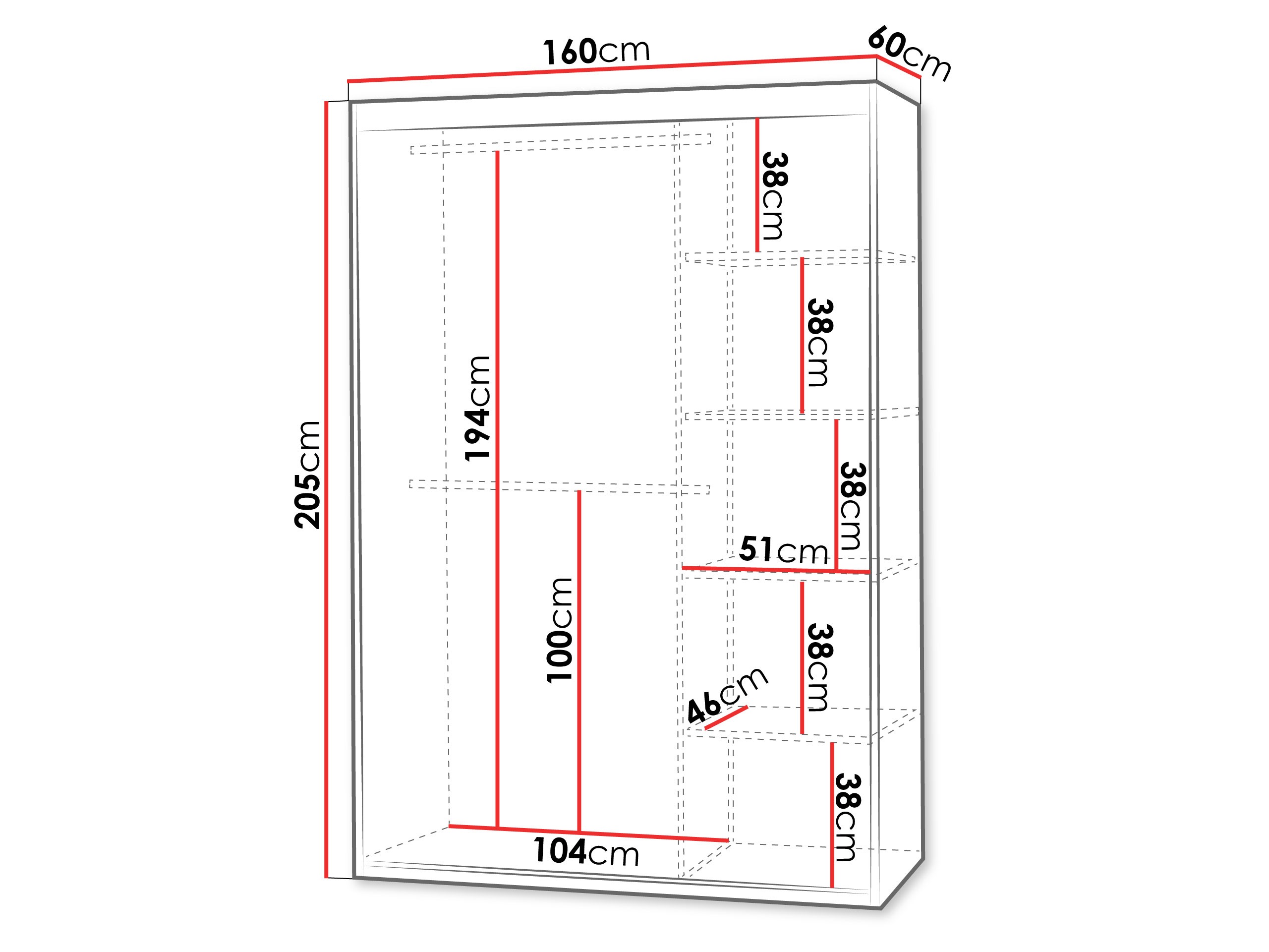 Dulap Cosmes (Cașmir)