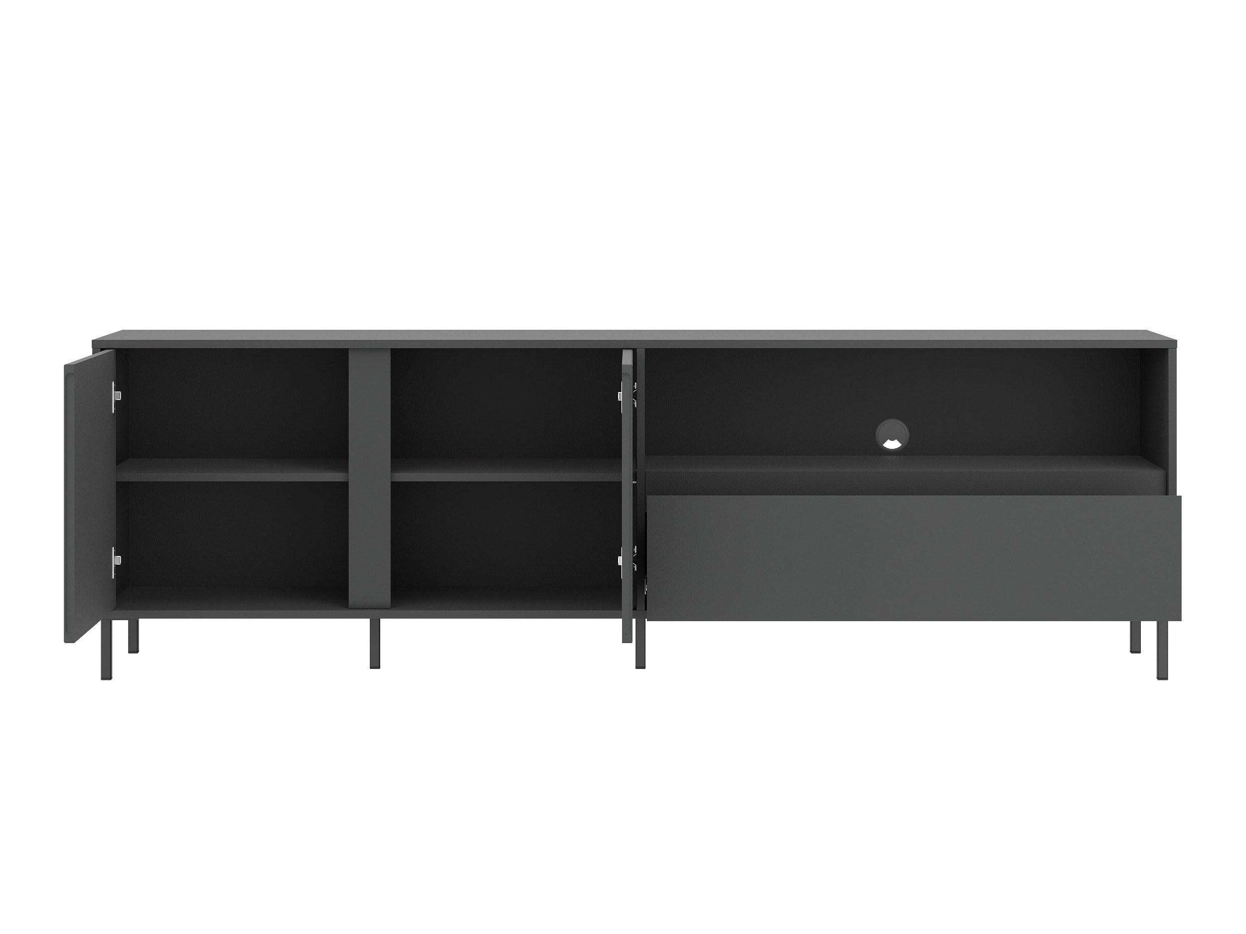 Set de living Ruvrevi 105 (Antracit)