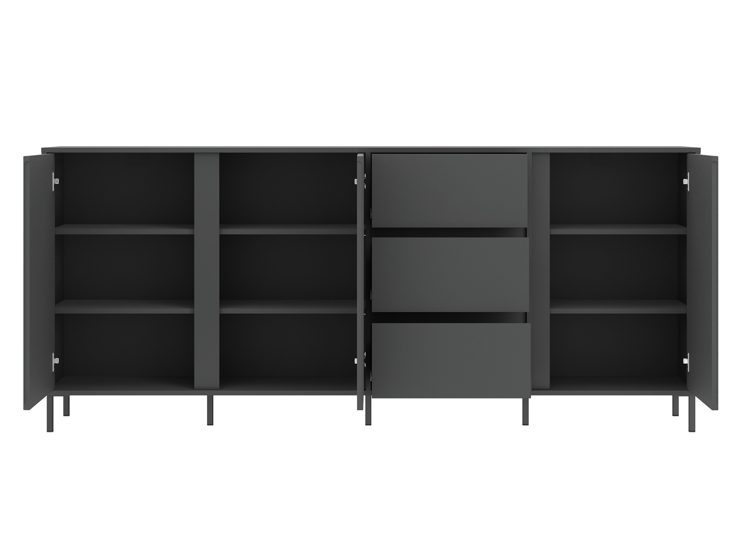 Set de living Ruvrevi 105 (Antracit)