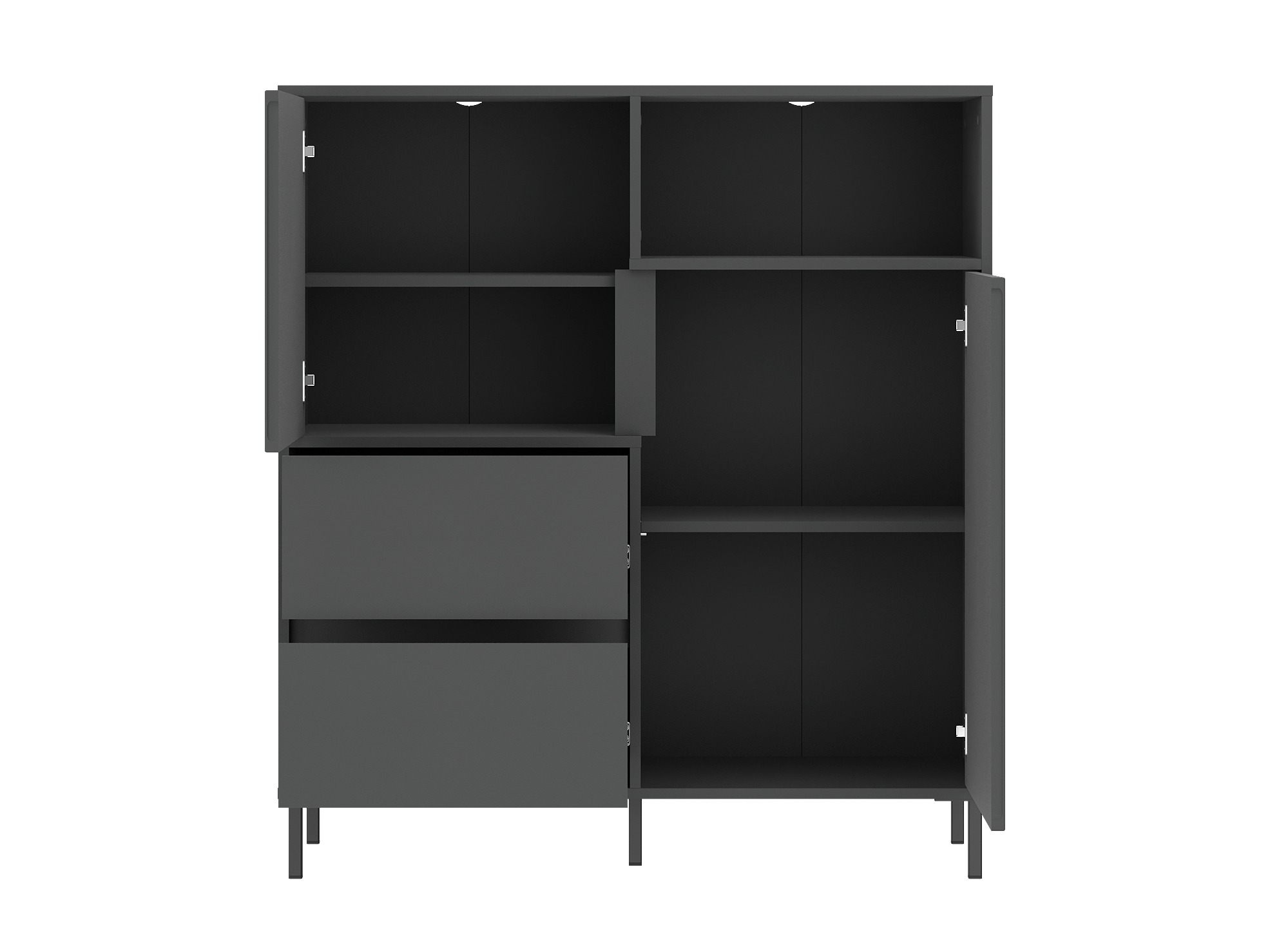 Set de living Ruvrevi 106 (Antracit)