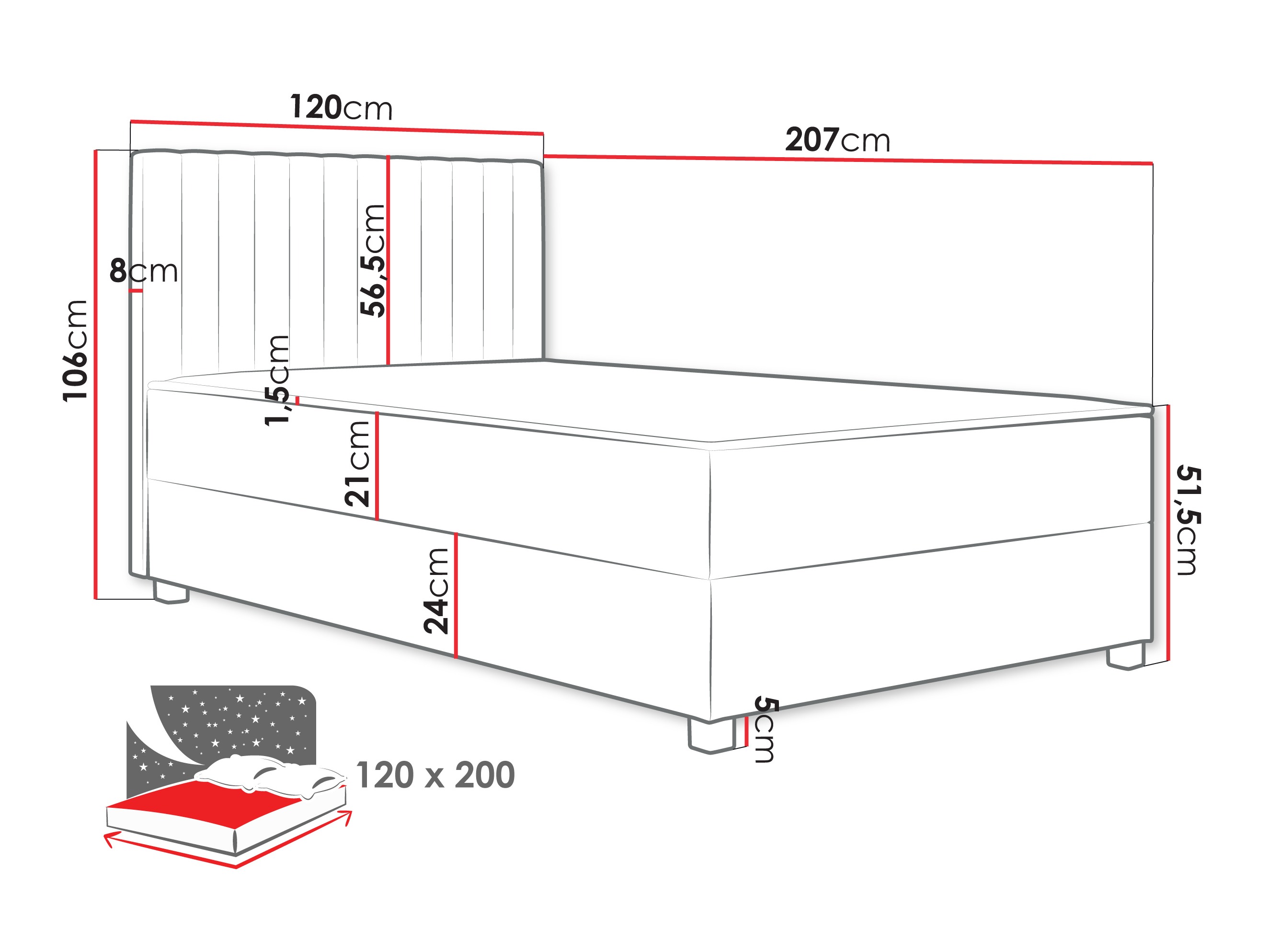 Pat boxspring Soral (Manila 09)