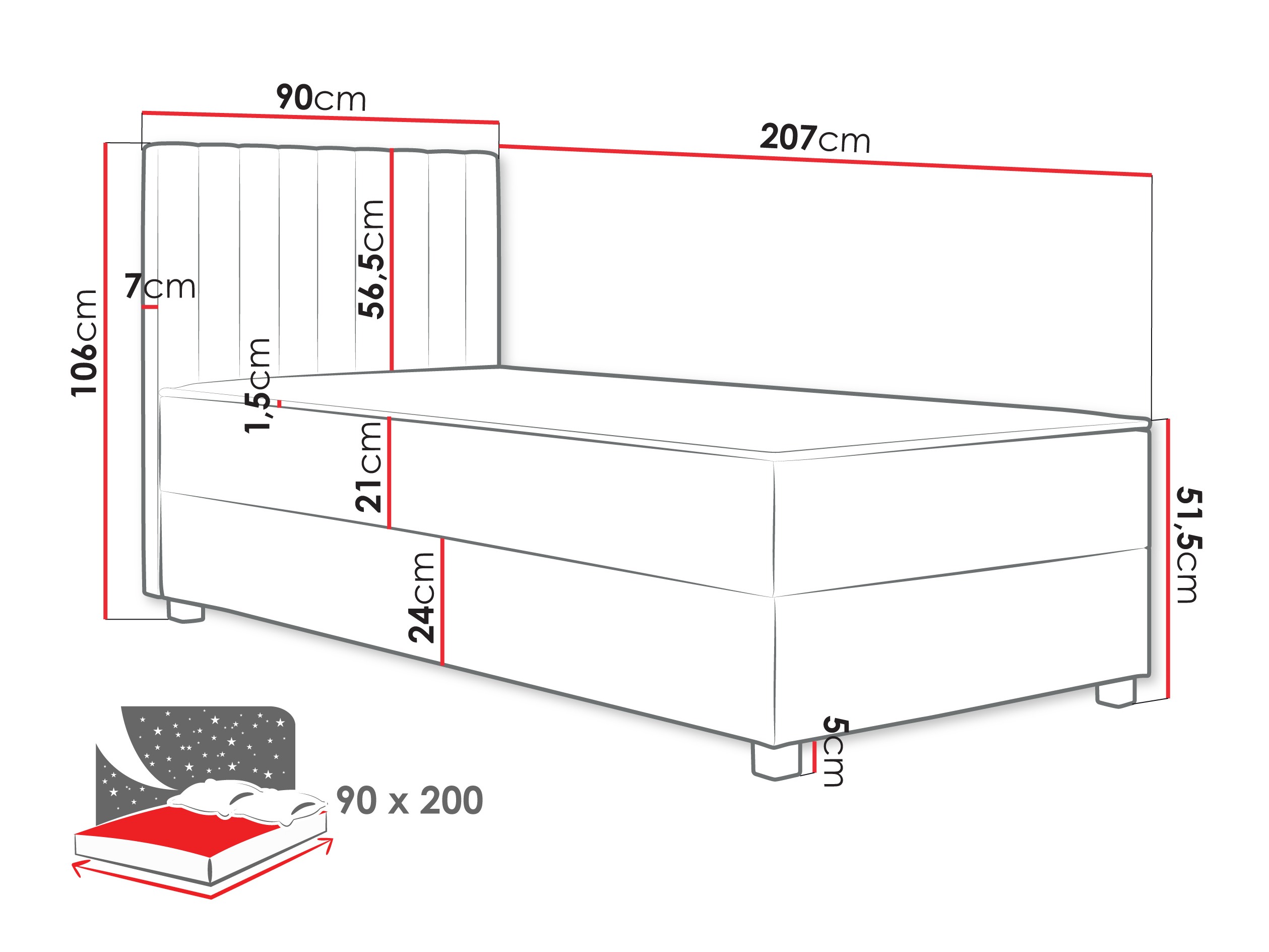 Pat boxspring Soral (Manila 16)