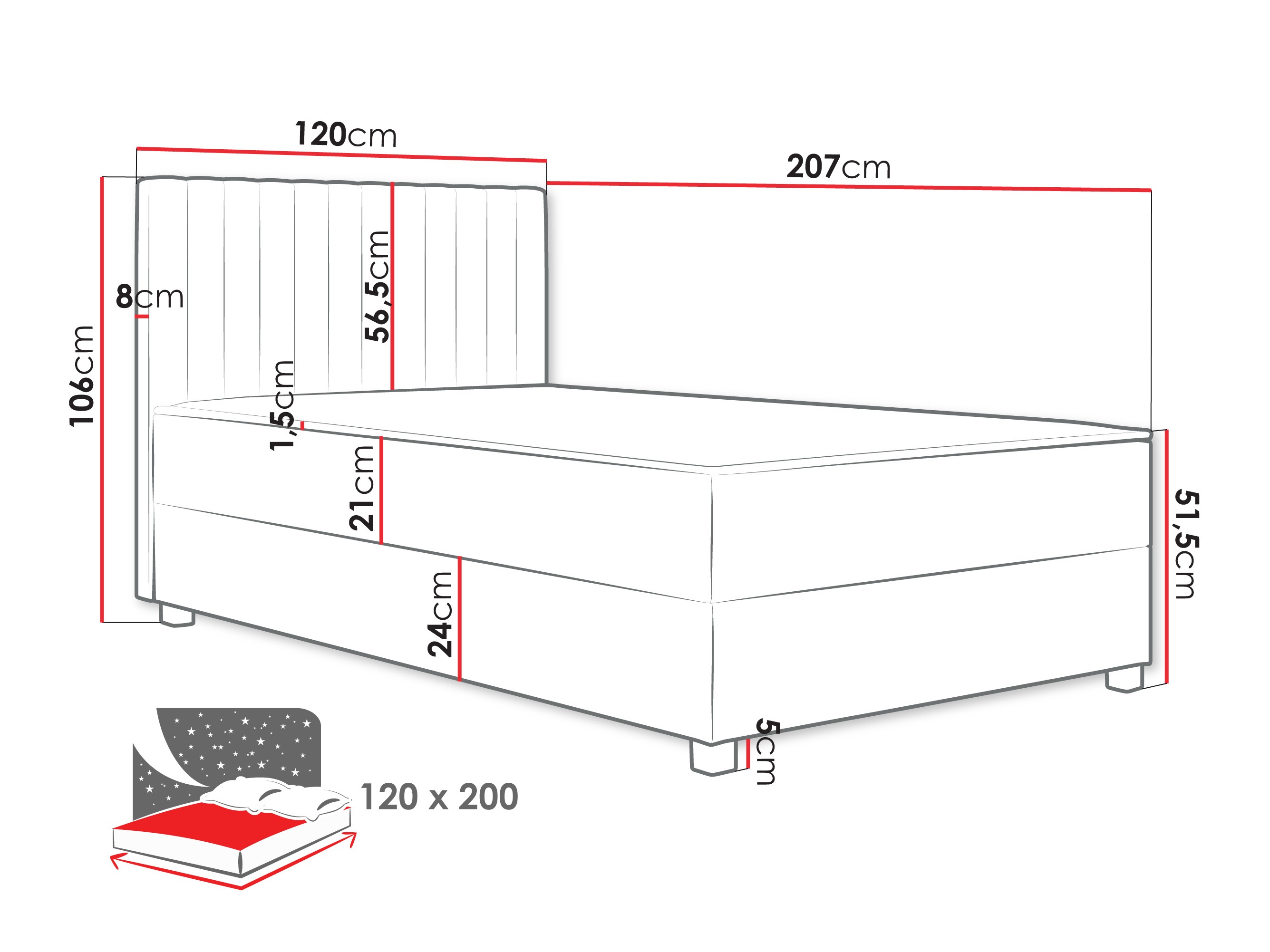 Pat boxspring Soral (Manila 16)