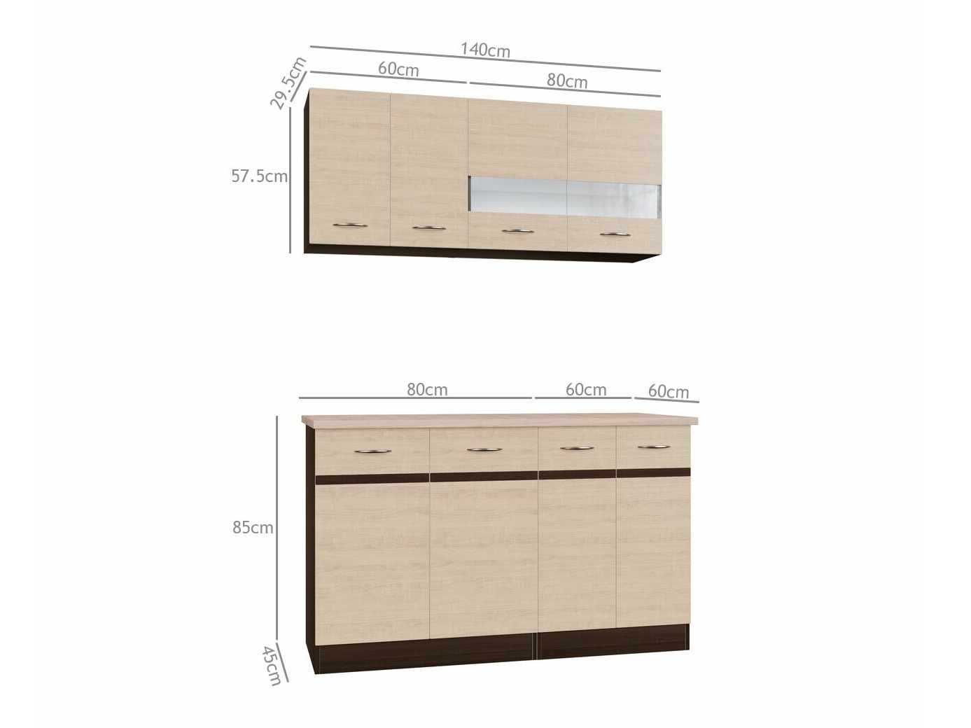 Set de bucătărie modular Eli Light 117