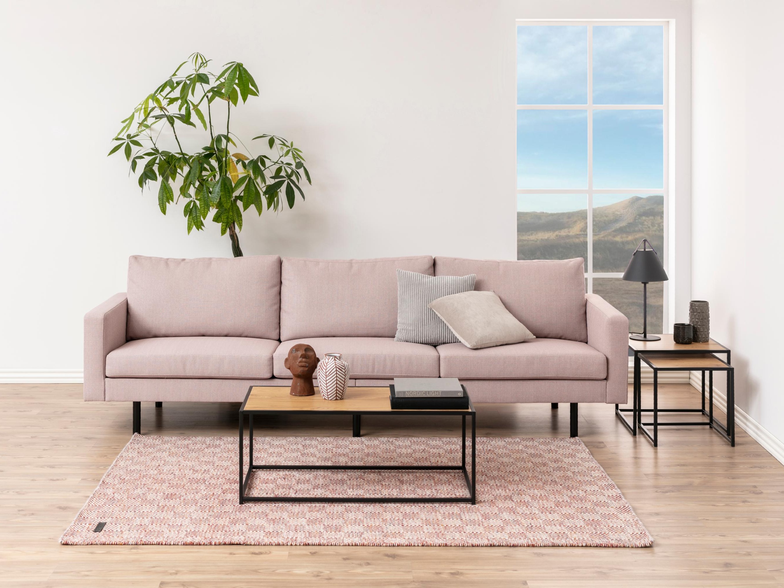 Set mese laterale Norsica 461 (Stejar natur + Negru)