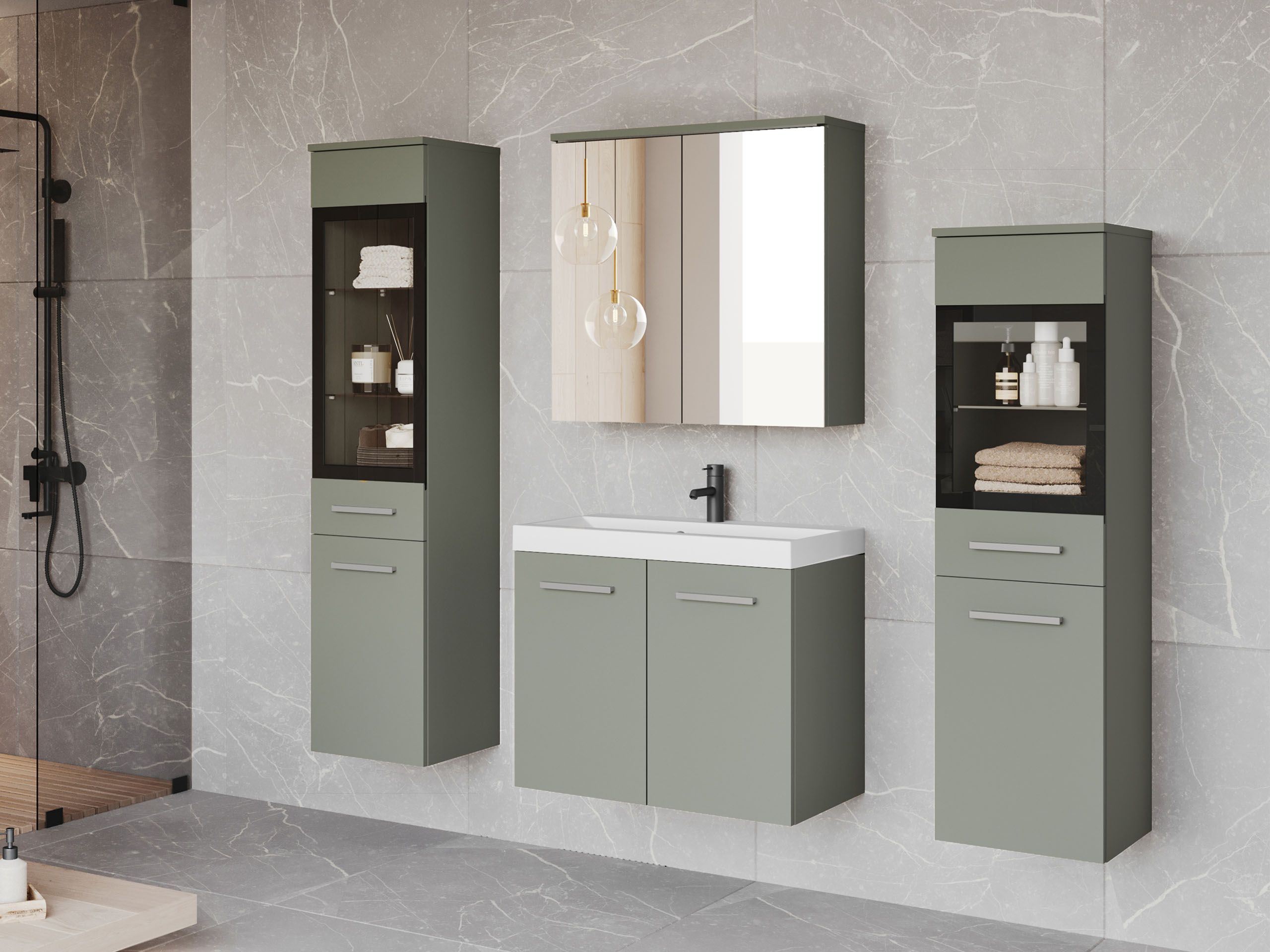 Set baie Sarasota 140 (Verde prăfuit)