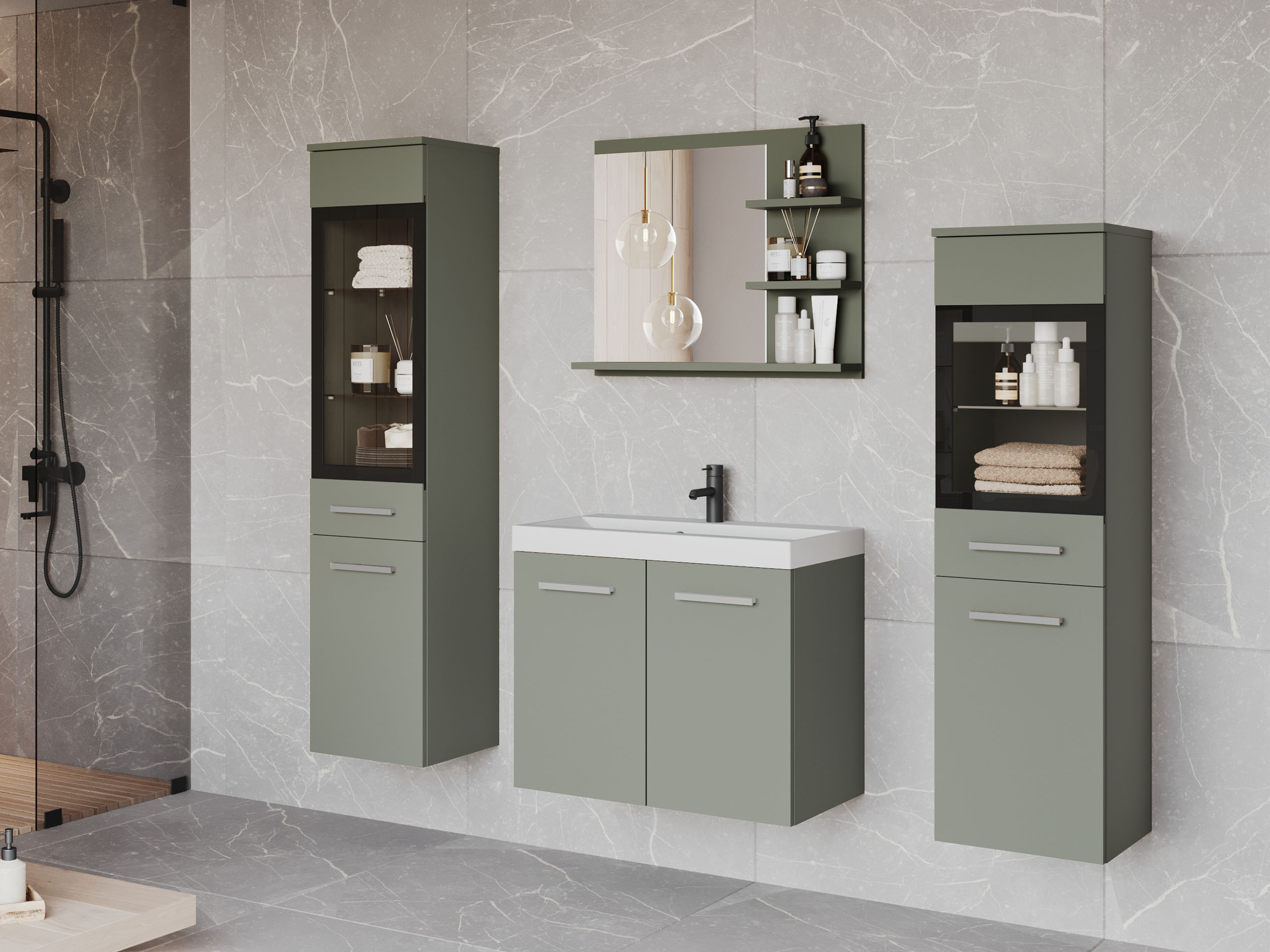 Set baie Sarasota 141 (Verde prăfuit)