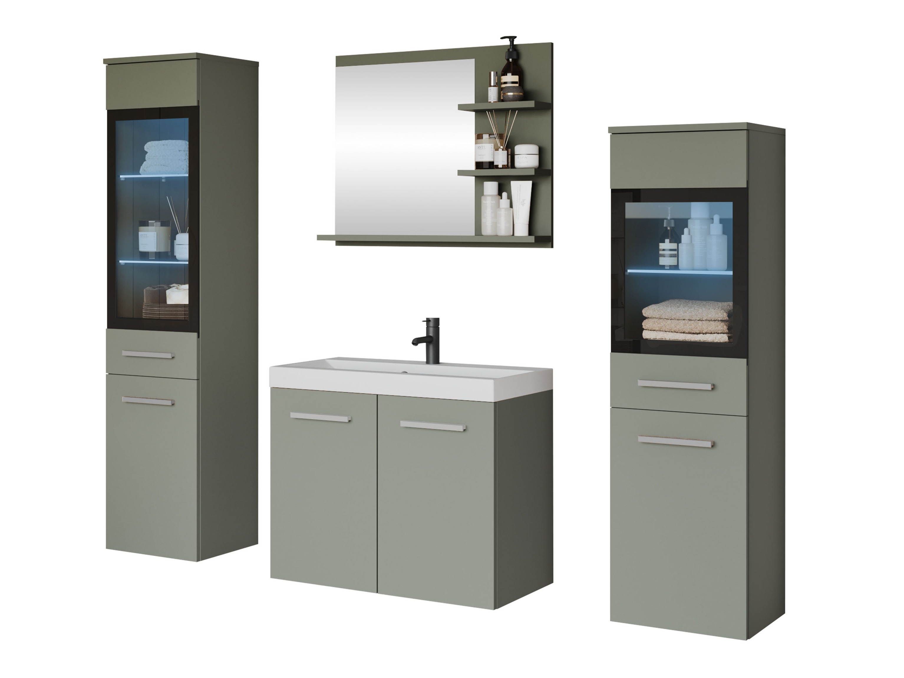 Set baie Scientia IV (Verde prăfuit)