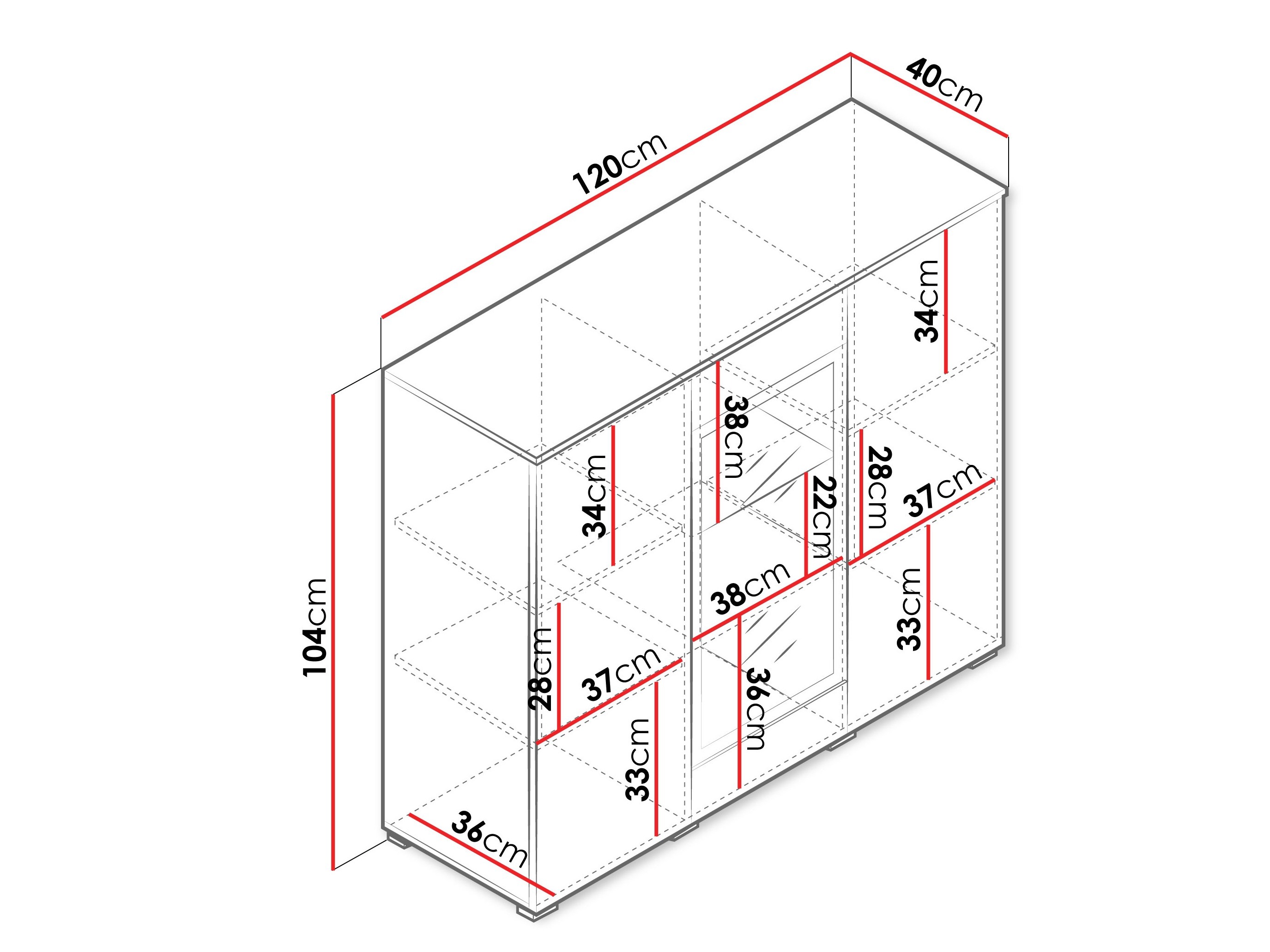 Bufet Sarasota 186 (Cașmir)