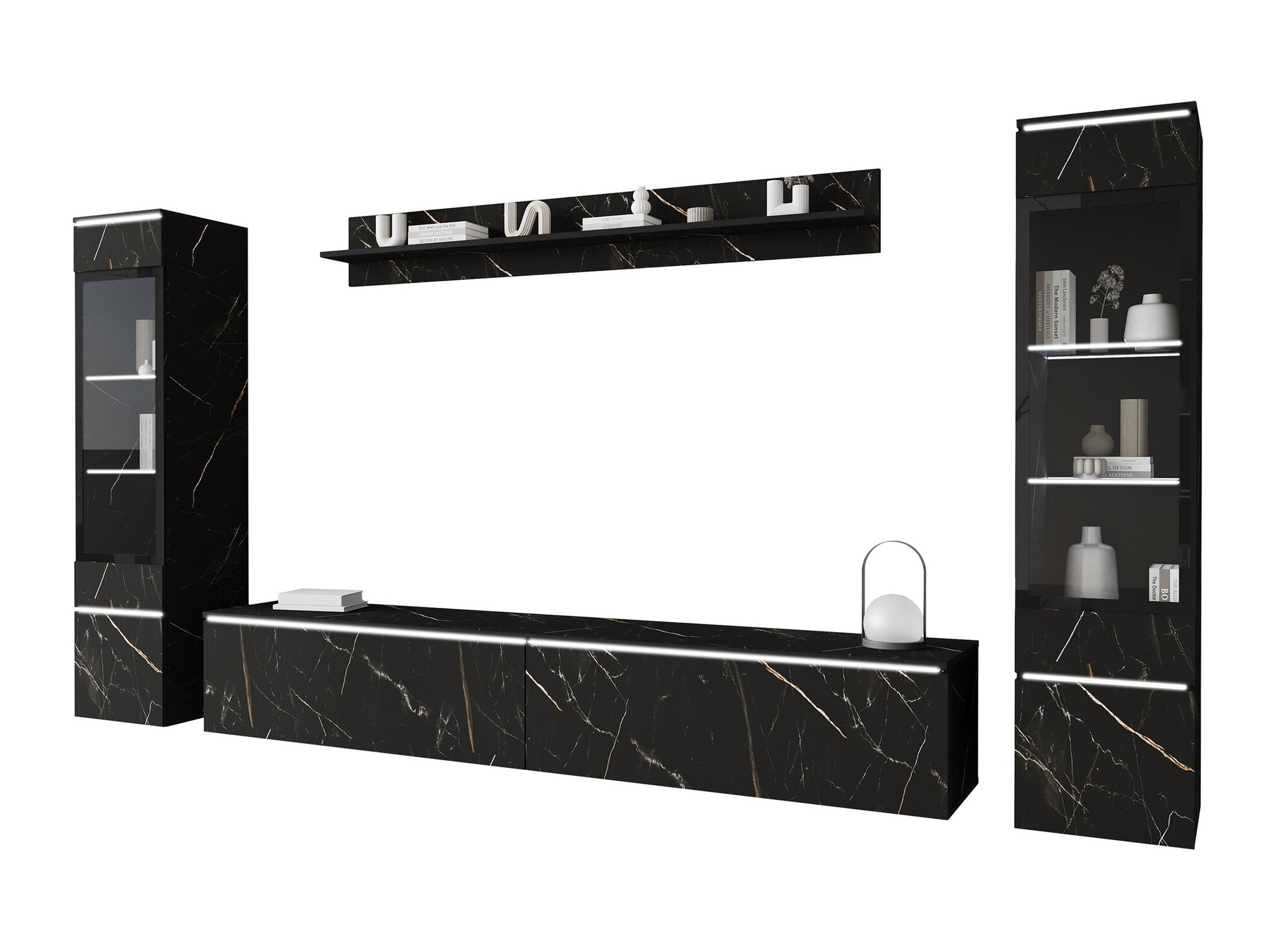 Set camera de zi Sarasota 126 (Marmură neagră)