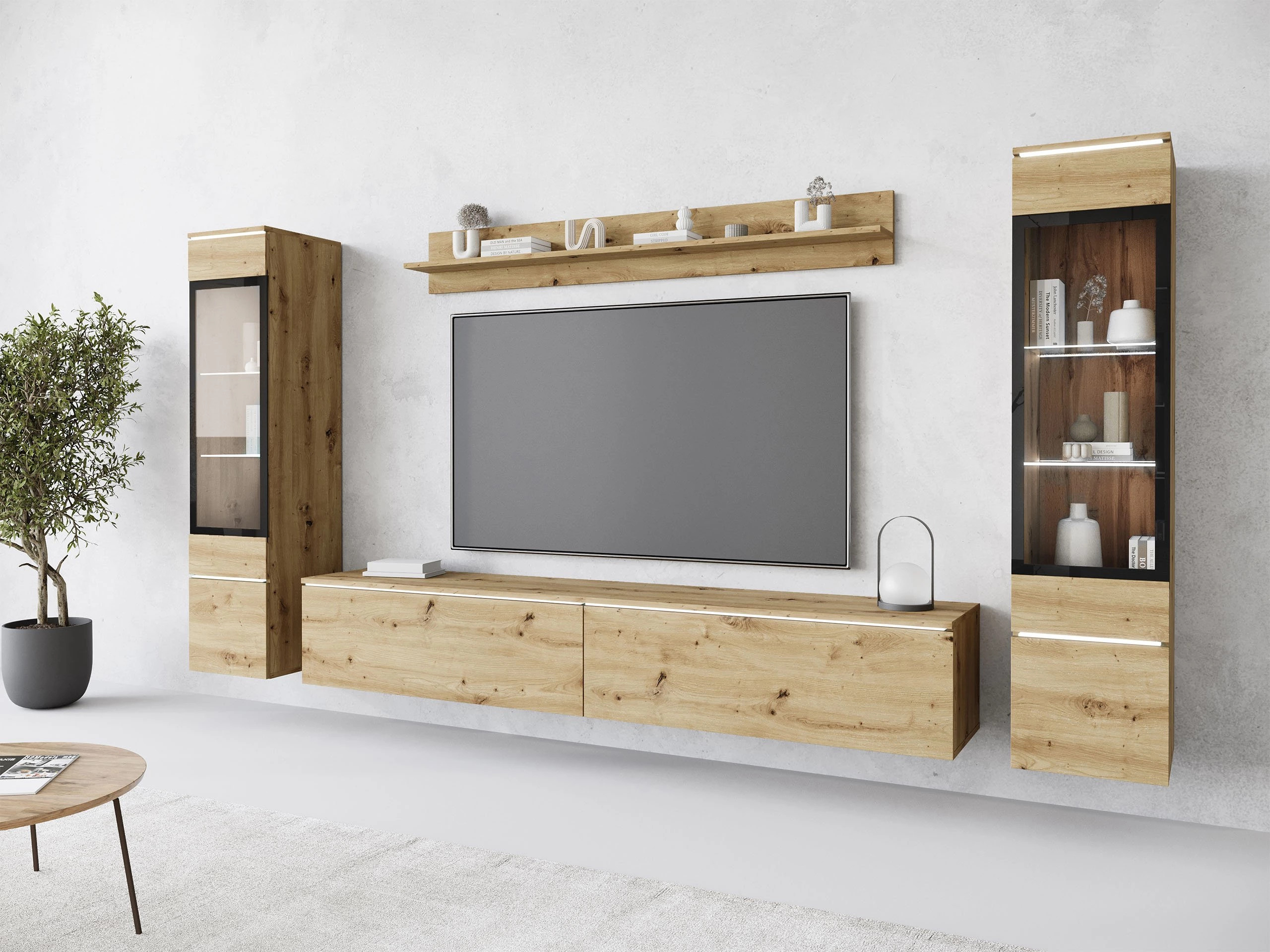 Set de living Mirfivo 101 (Stejar artizan)