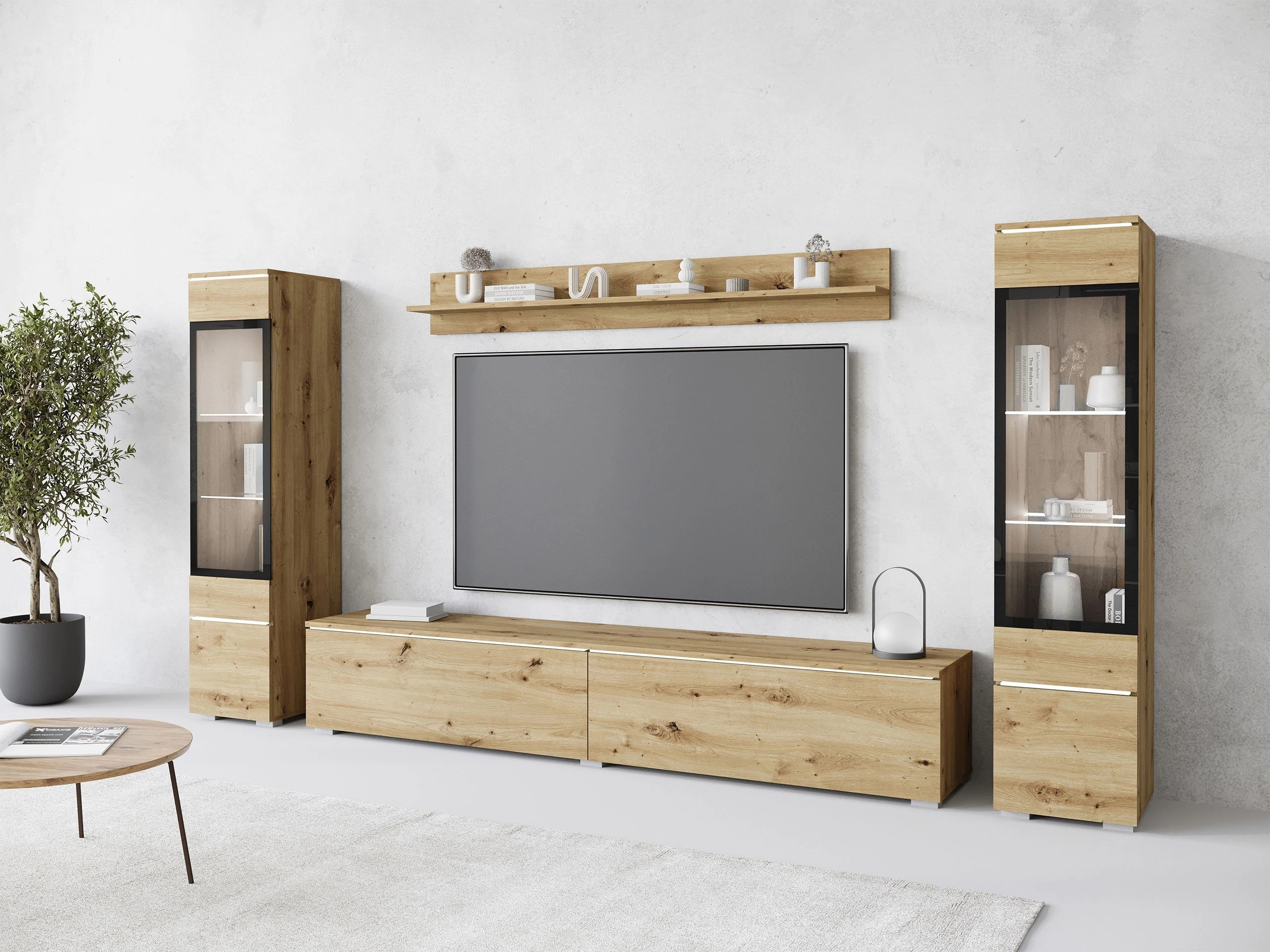 Set de living Mirfivo 101 (Stejar artizan)