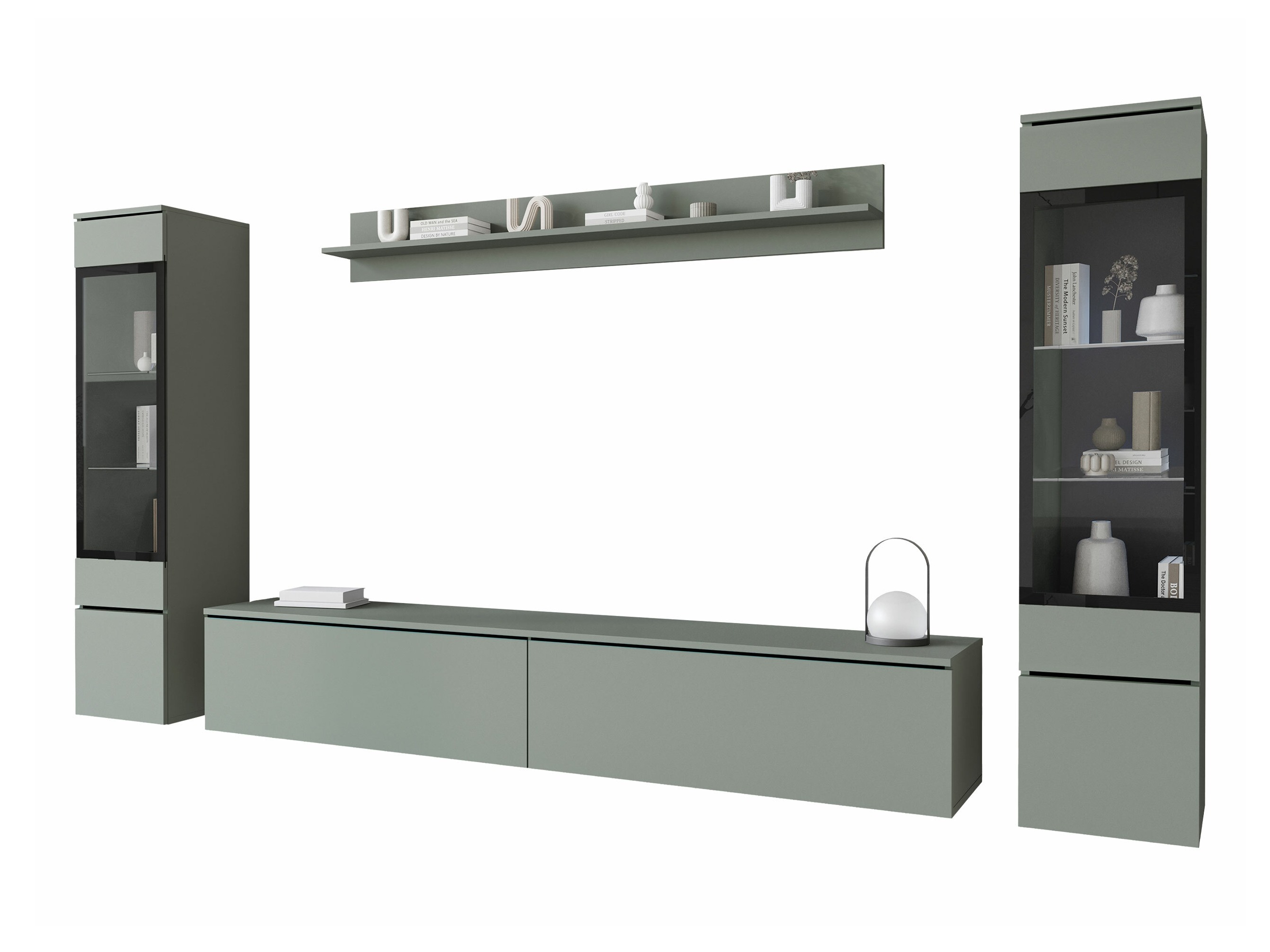 Set de living Mirfivo 101 (Verde prăfuit)