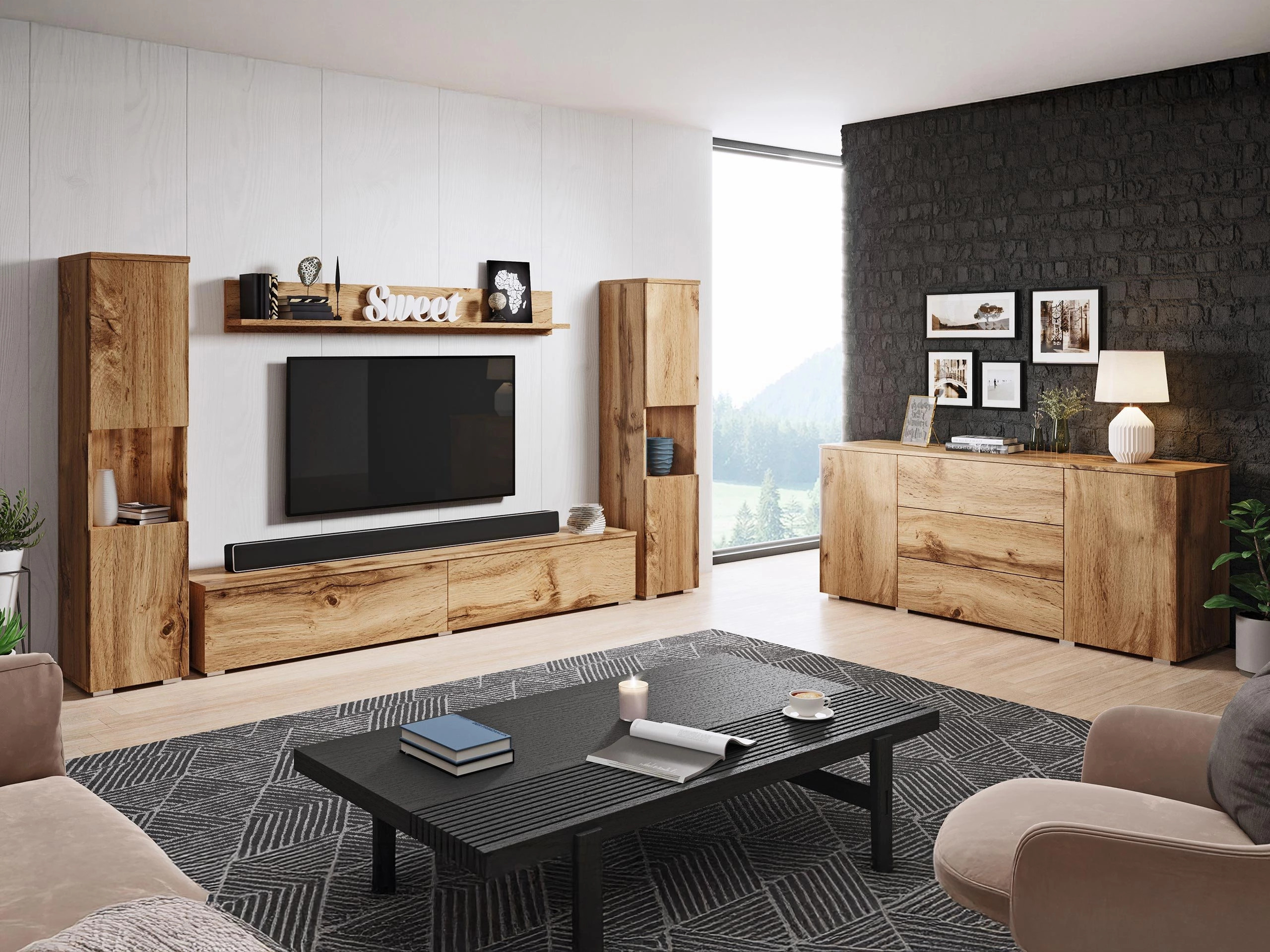 Set de living Sarasota 133 (Stejar Wotan)