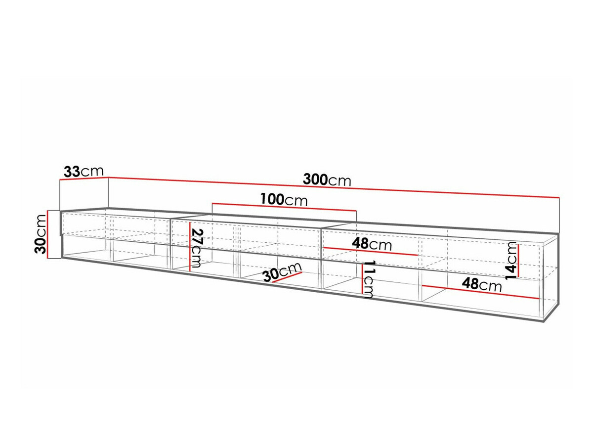 Comodă TV Sarasota 144 (Castan)