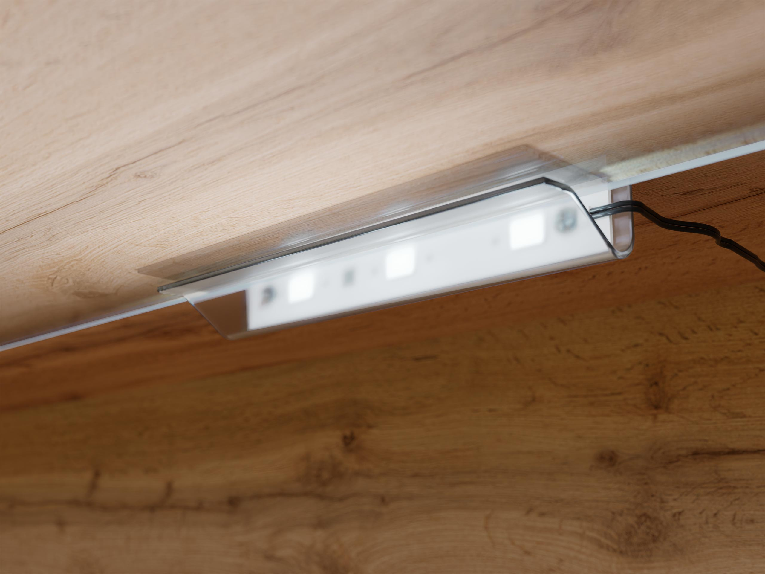 Comodă TV Scientia I (Alb + Alb lucios)