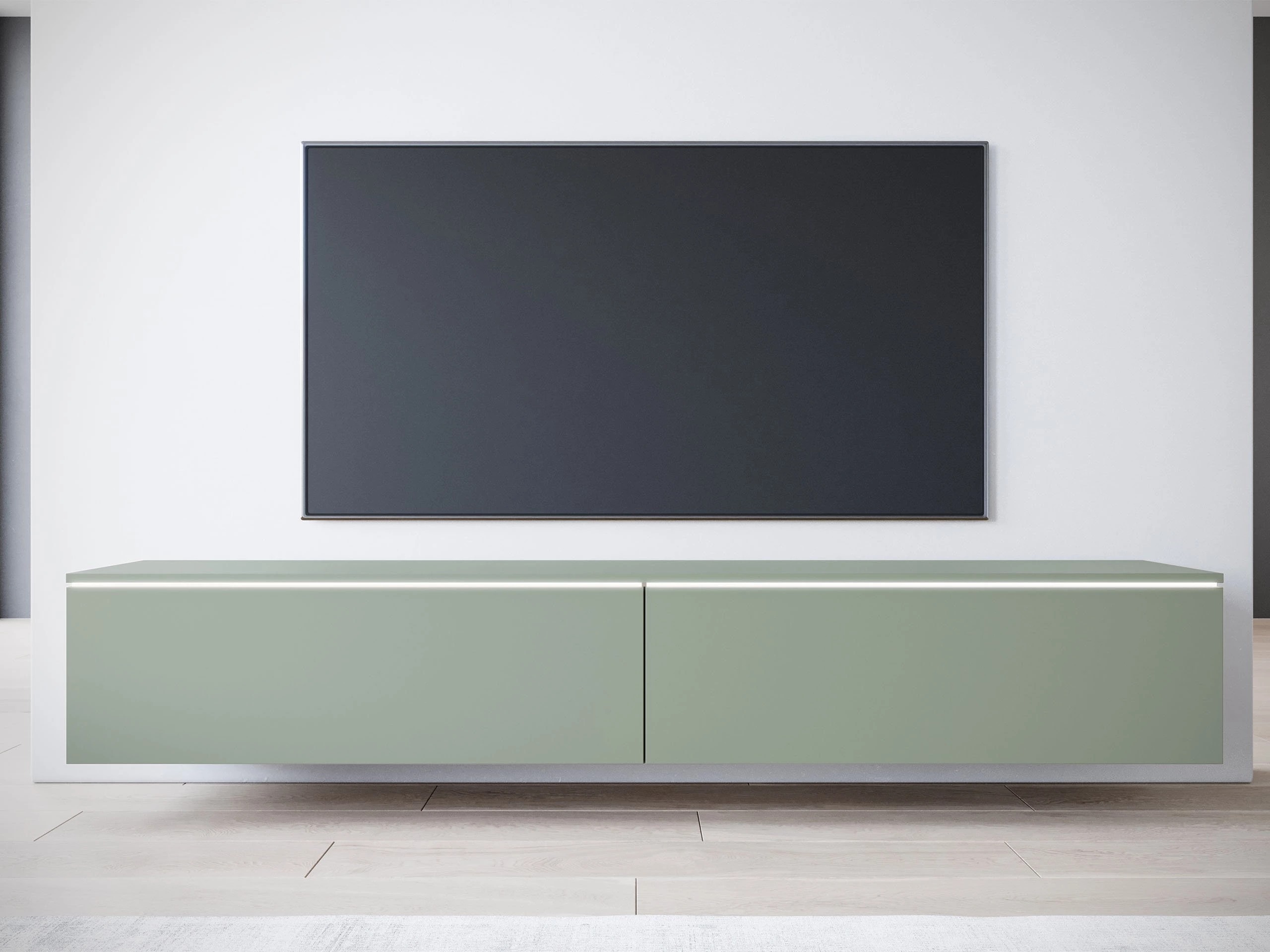 Comodă TV Scientia I (Verde prăfuit)