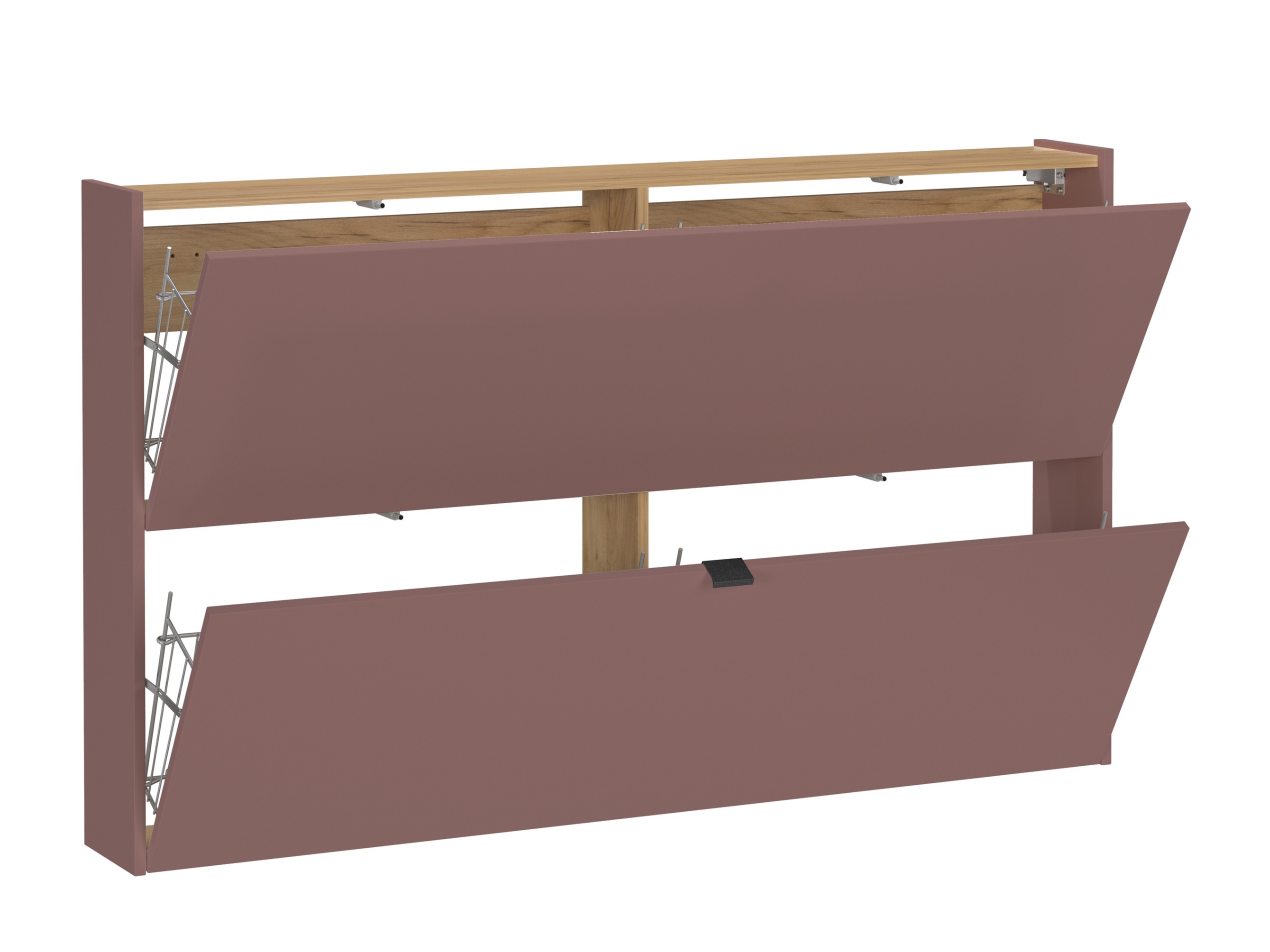 Dulap pantofi Cirsale 108 (Roz Dusty + Navarra stejar)