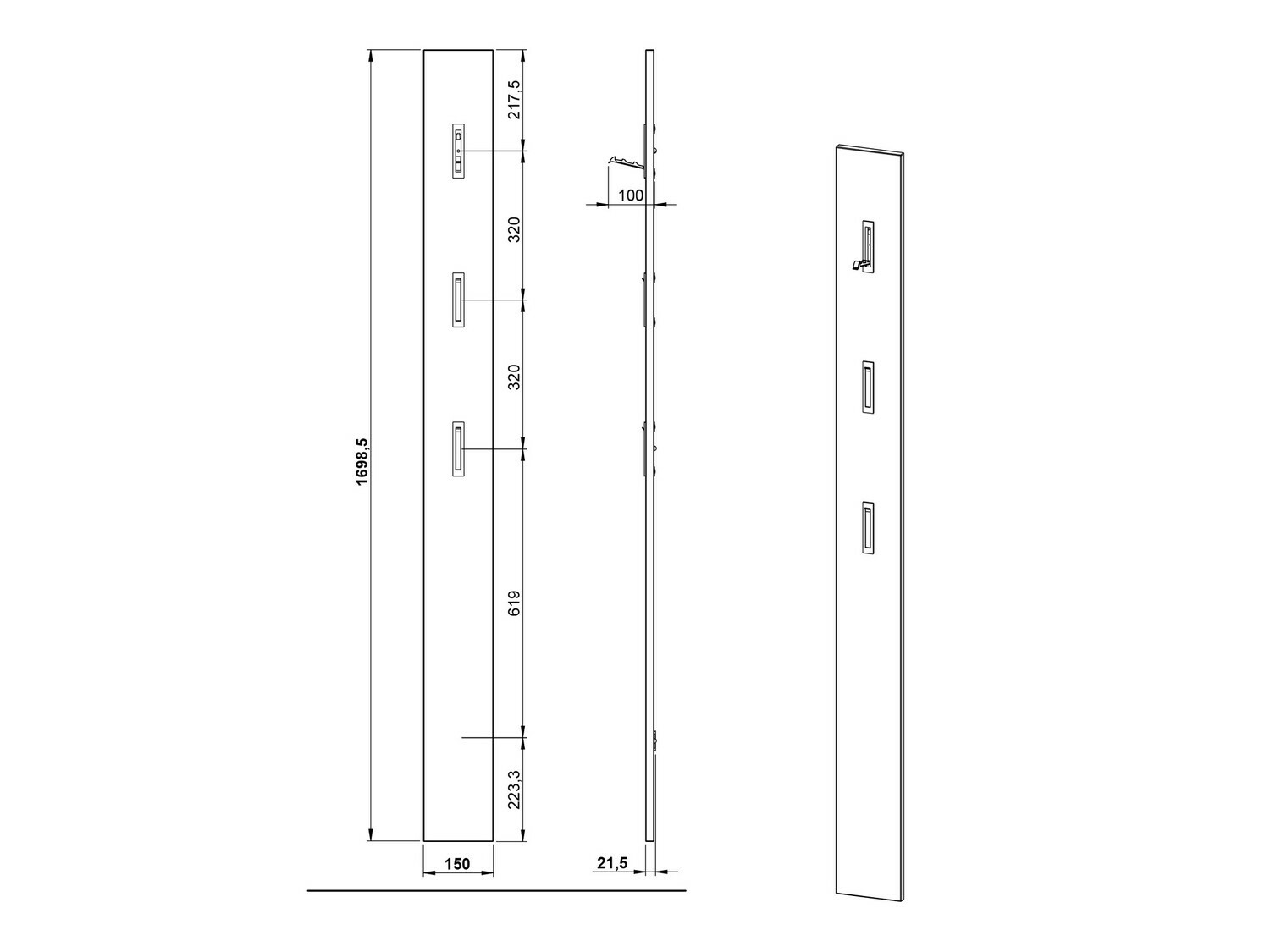 Set de hol Cirsale 109 (Roz Dusty + Navarra stejar)