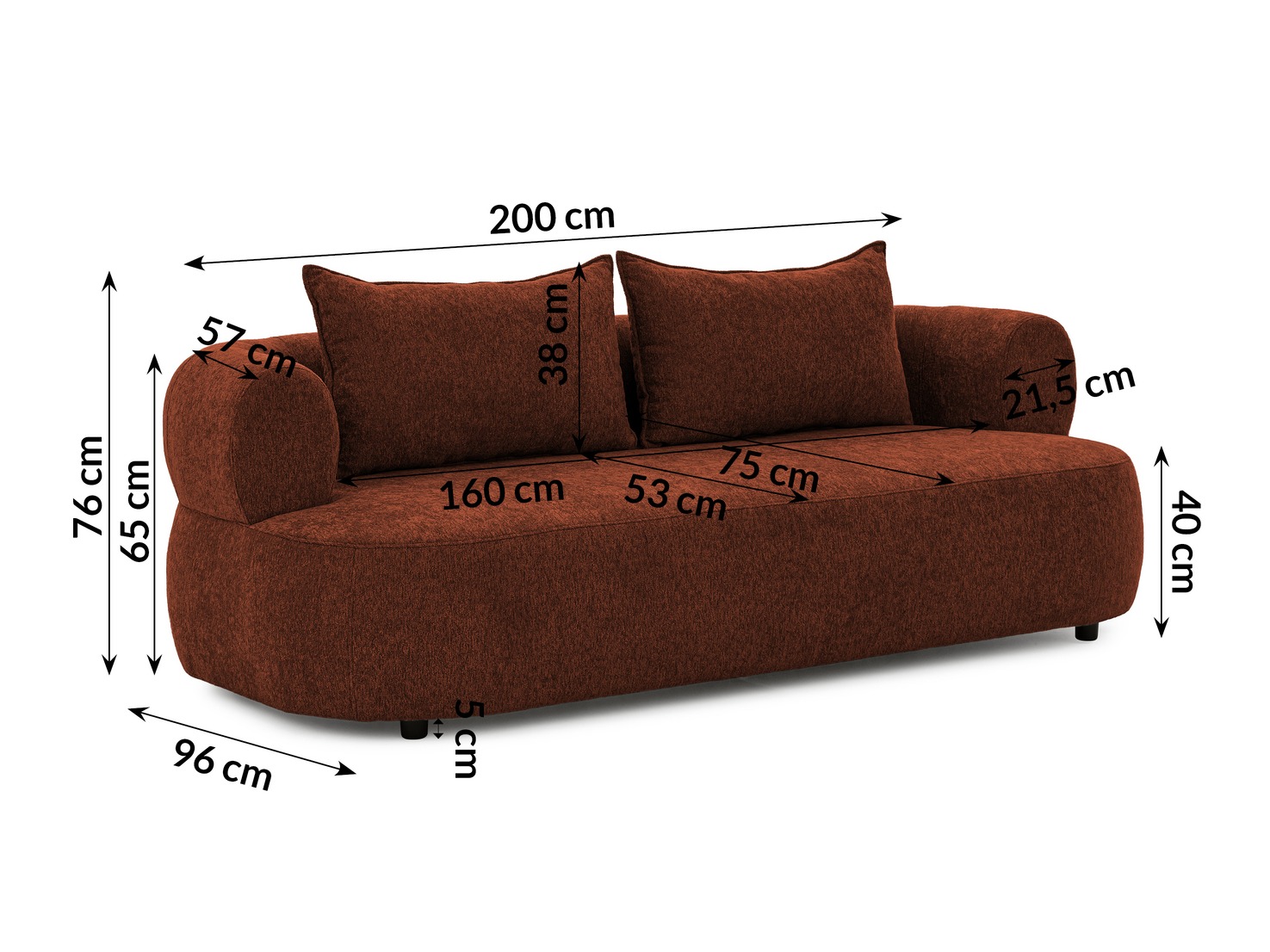Canapea Rocklin 103 (Toro 155)
