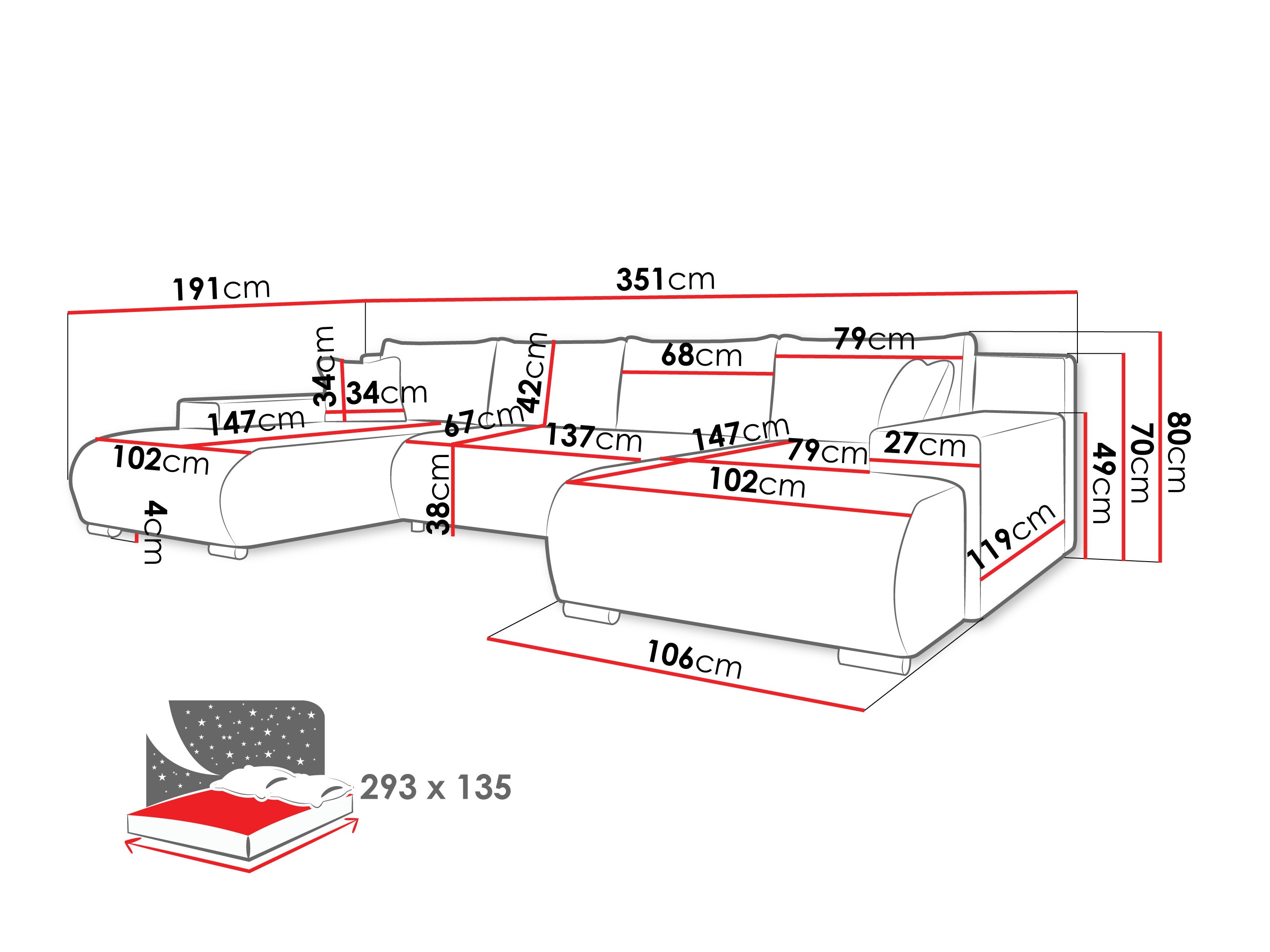 Colțar Comfivo 483 (Poso 100)