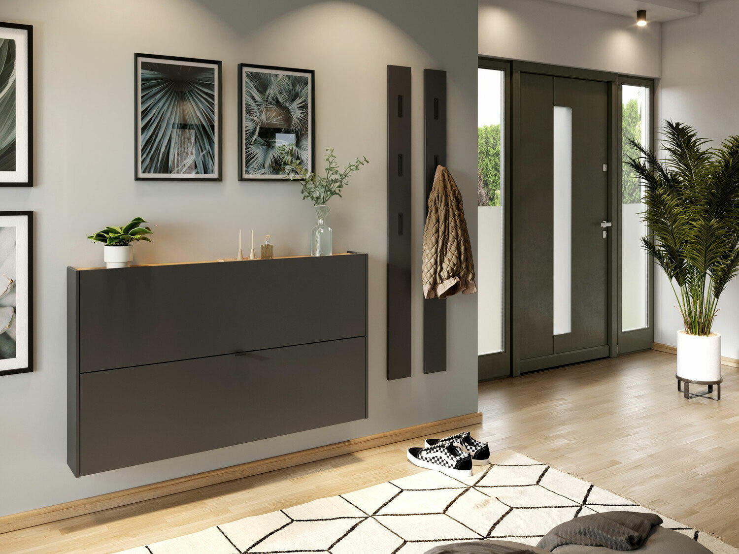 Set de hol Cirsale 109 (Grafit + Navarra stejar)