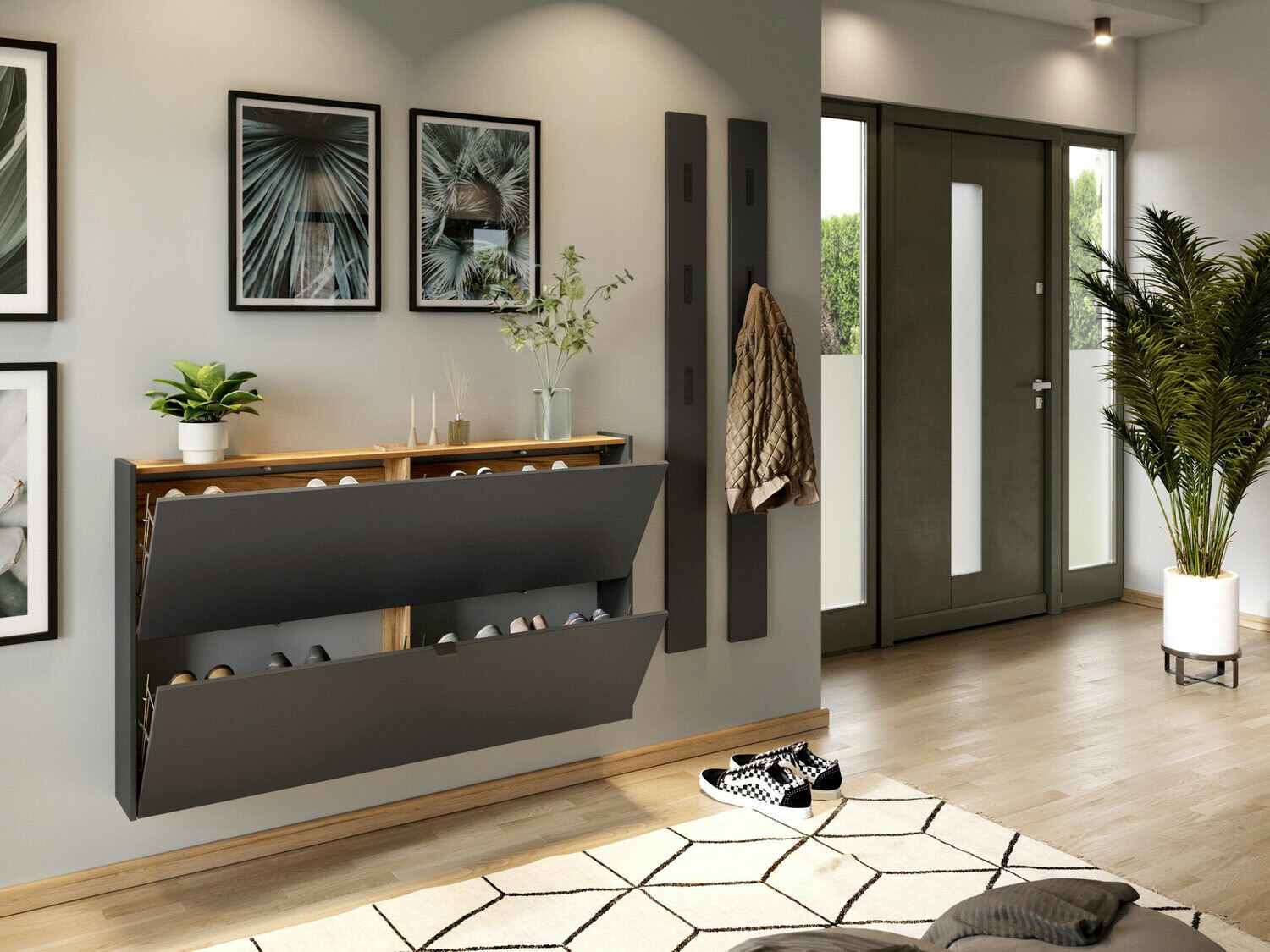 Set de hol Cirsale 109 (Grafit + Navarra stejar)