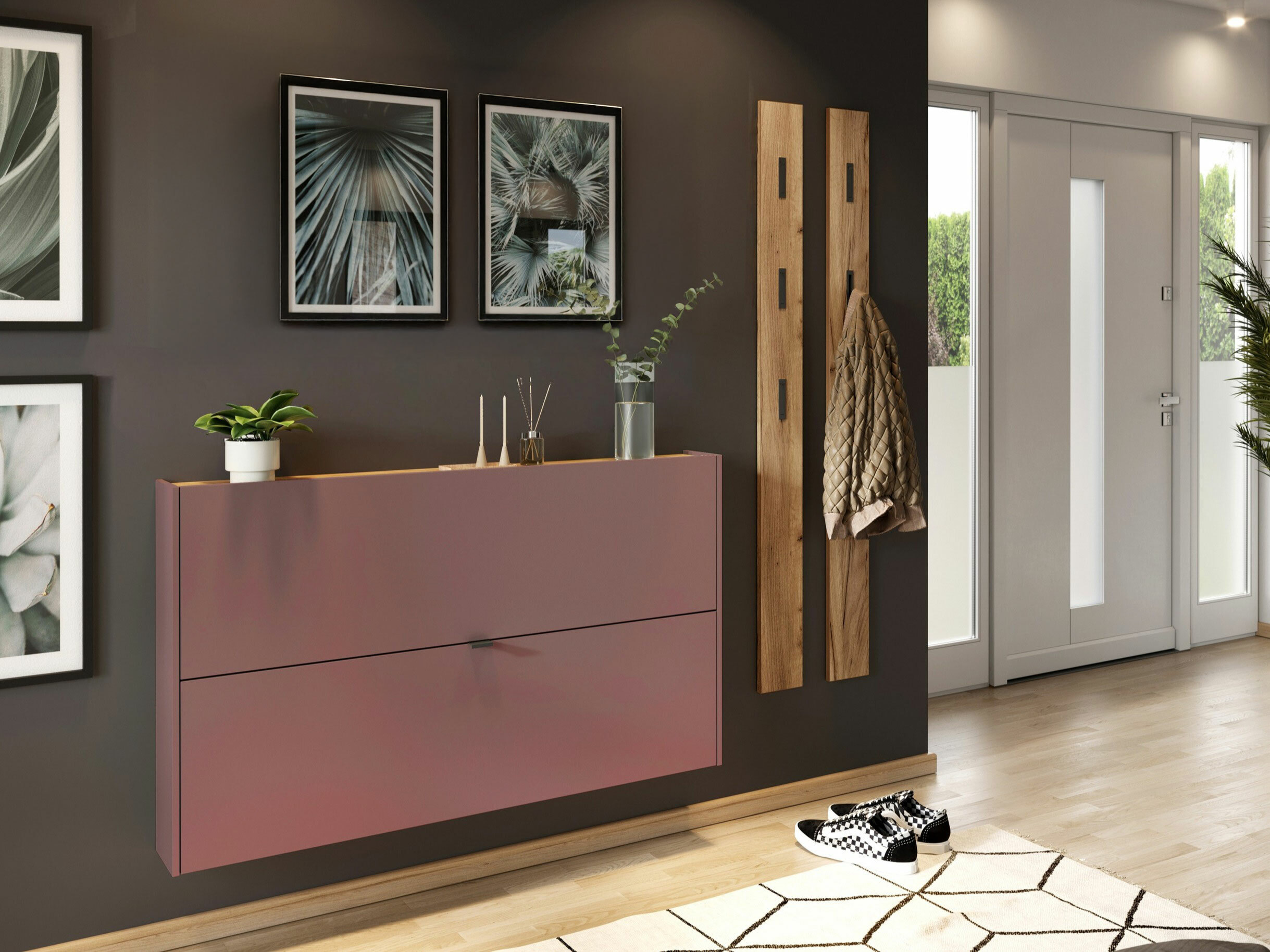 Set de hol Cirsale 109 (Roz Dusty + Navarra stejar)