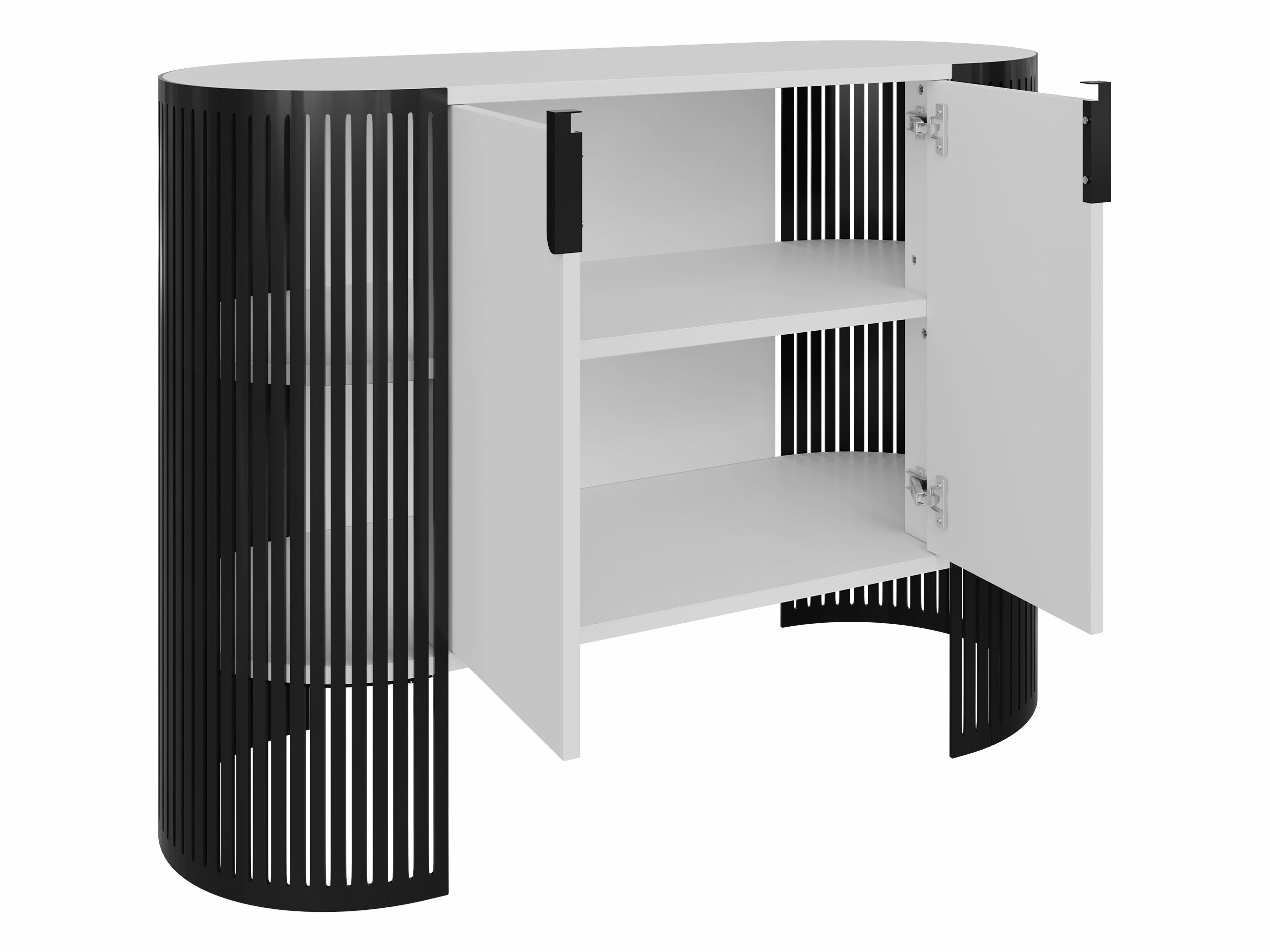 Bufet Civer (Negru + Alb)