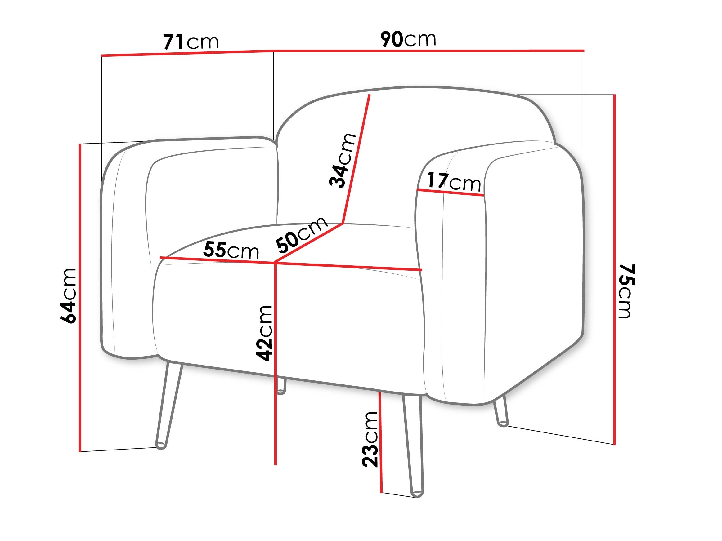 Fotoliu Comfivo 486 (Uttario Velvet 2952)