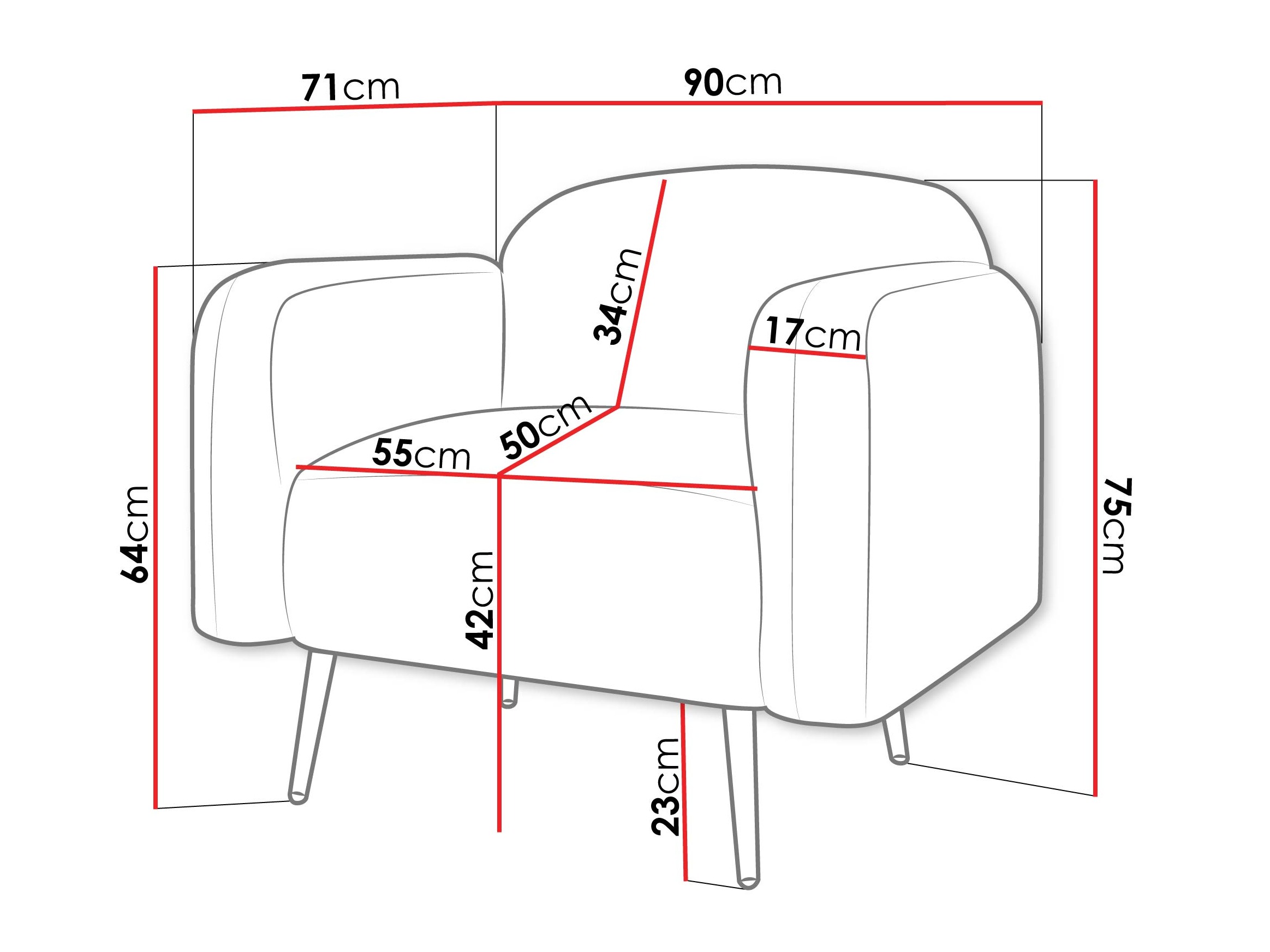 Fotoliu Comfivo 486 (Uttario Velvet 2972)