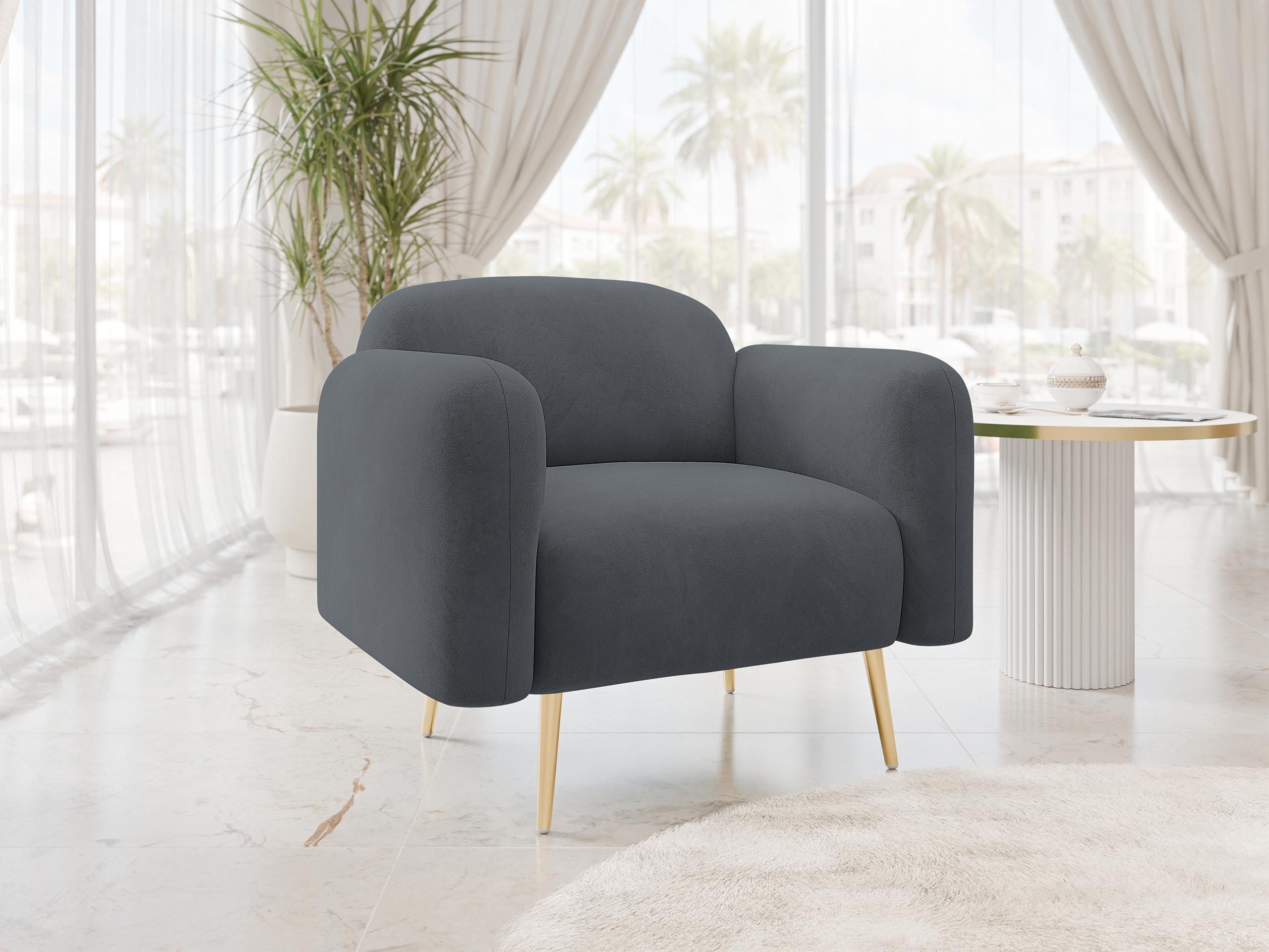 Fotoliu Comfivo Beatitudo I (Uttario Velvet 2970)