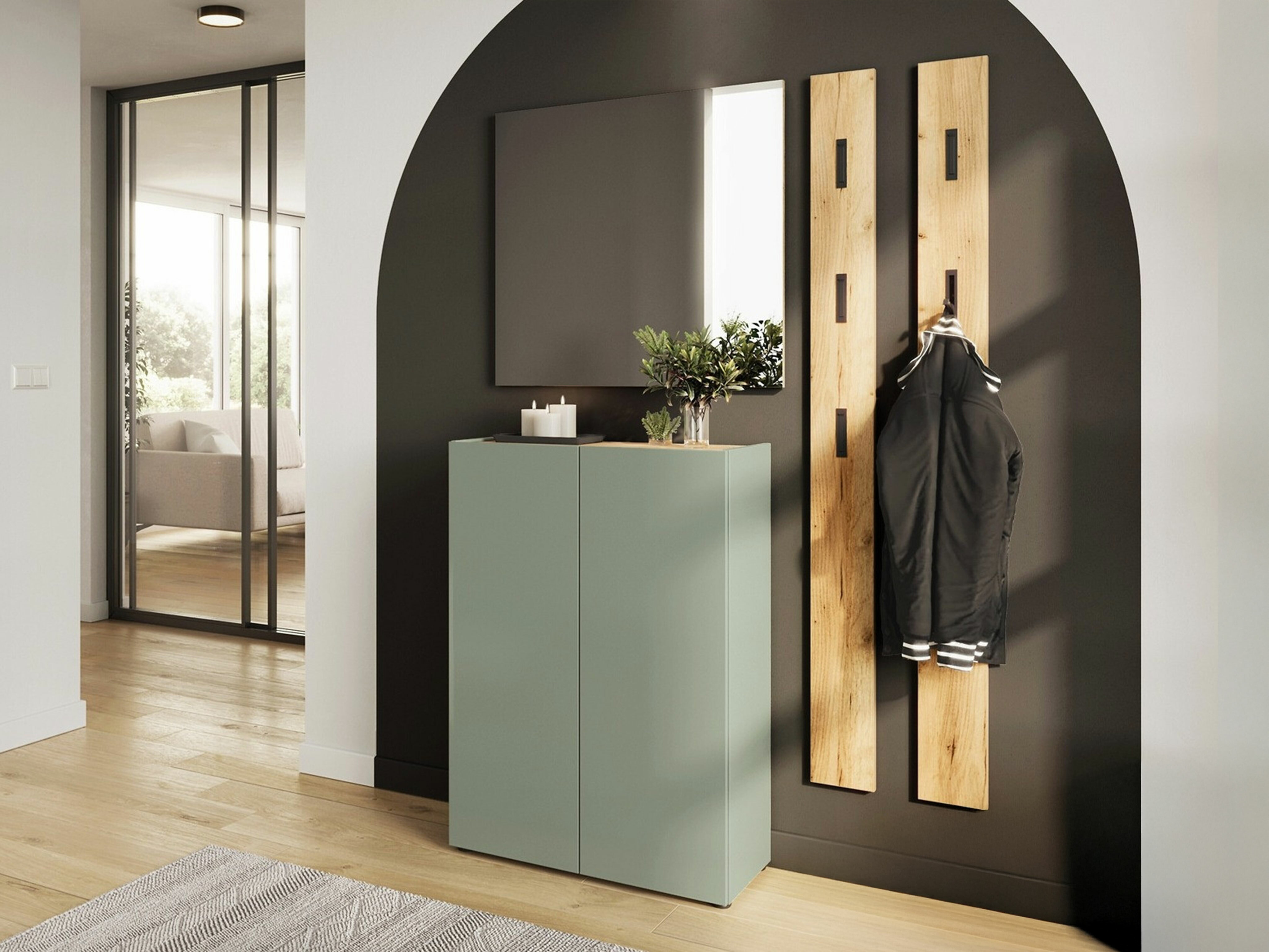 Set de hol Lircamu 102 (Verde prăfuit)