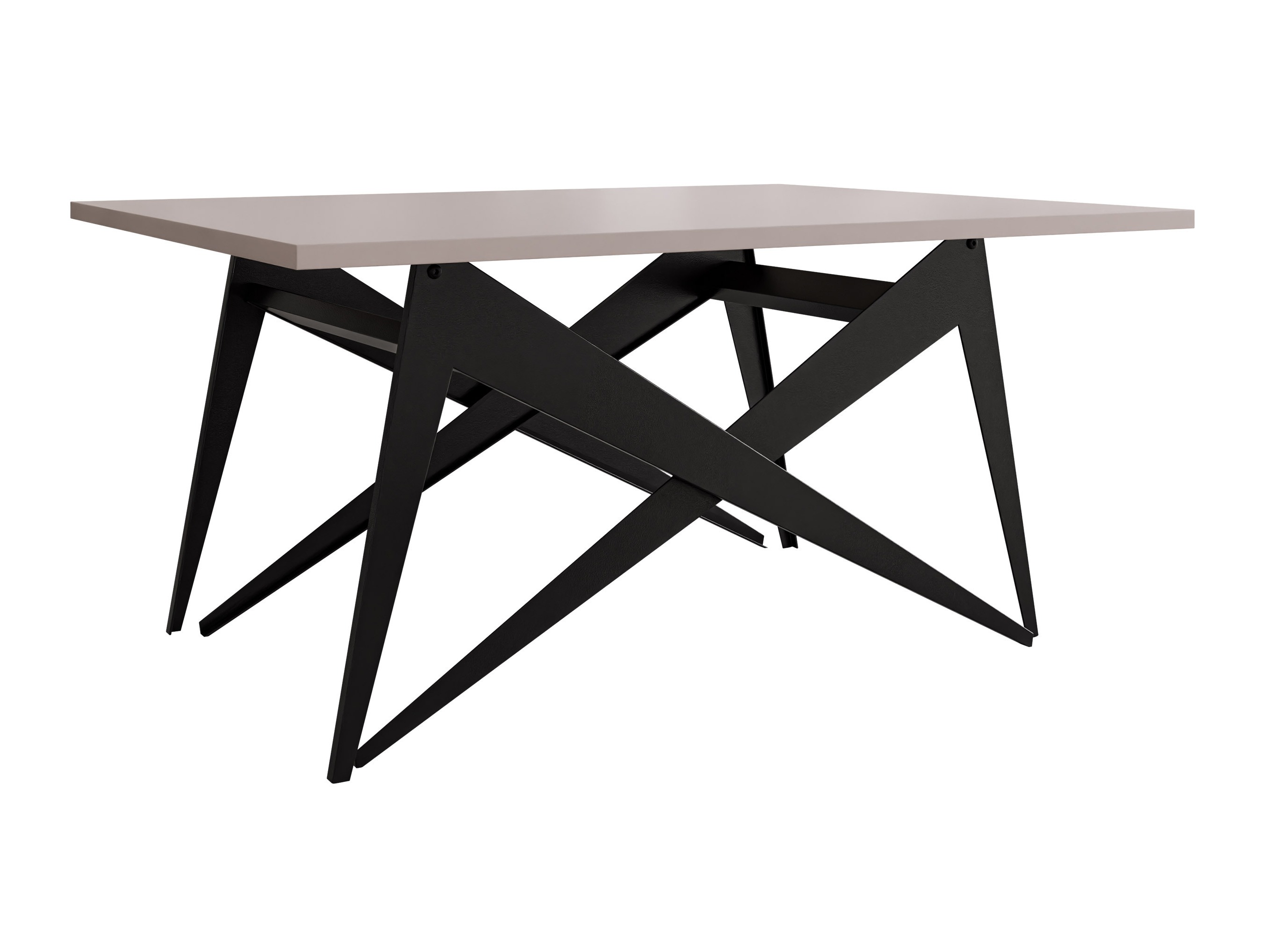 Măsuță de cafea extensibila Oswego 150 (Cașmir + Negru)