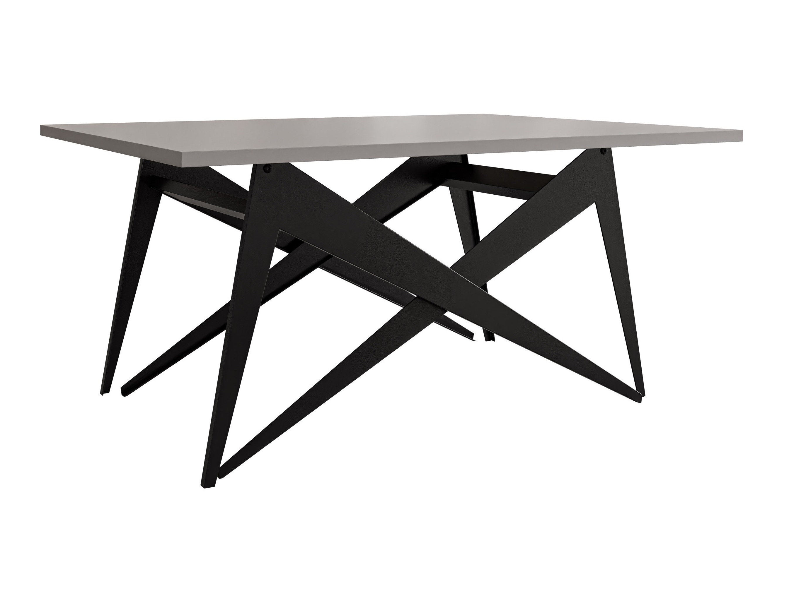 Măsuță de cafea extensibila Oswego 150 (Grafit + Negru)