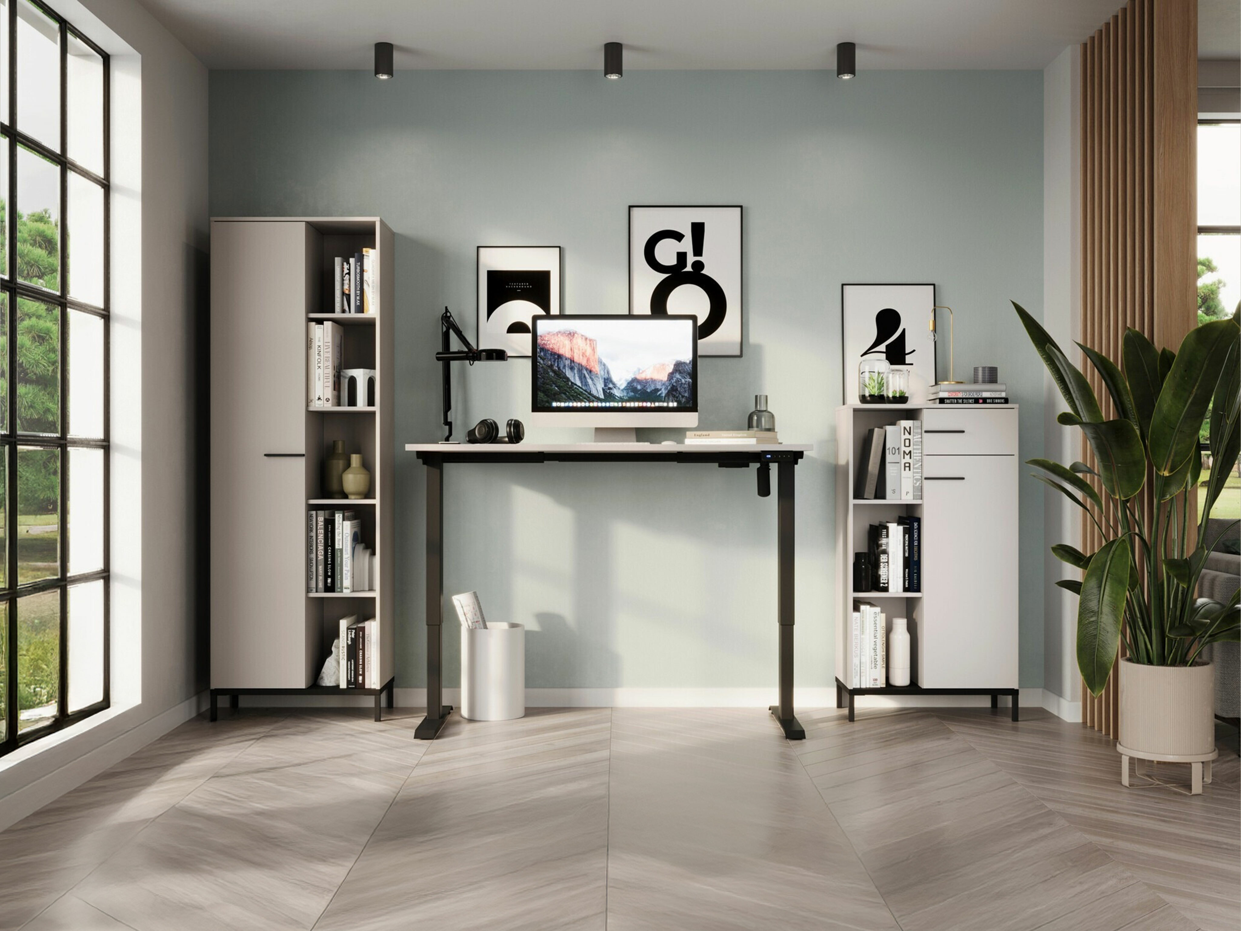 Set birou acasă Solaro 105 (Cașmir)