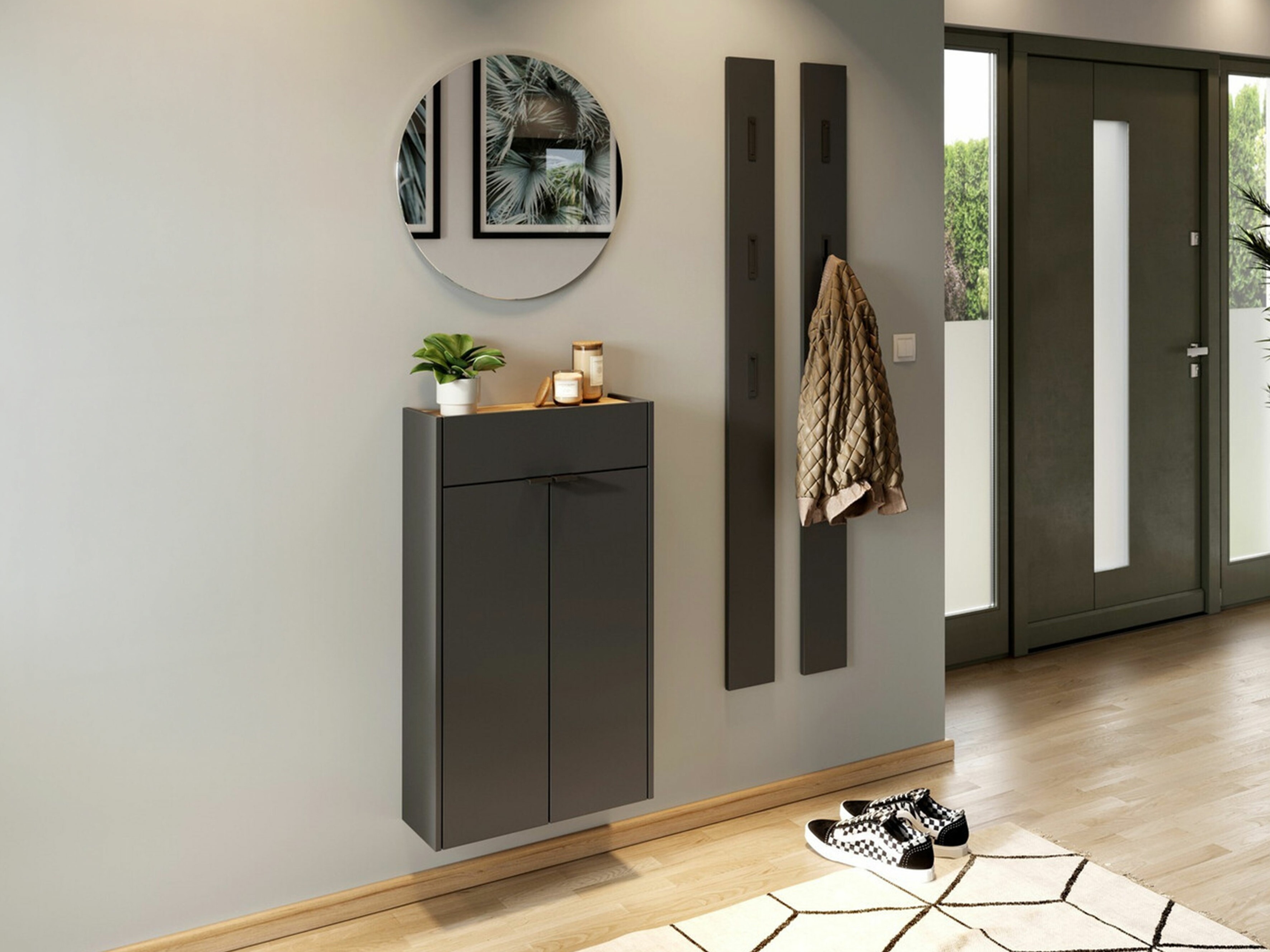 Set de hol Cirsale 104 (Grafit + Navarra stejar)