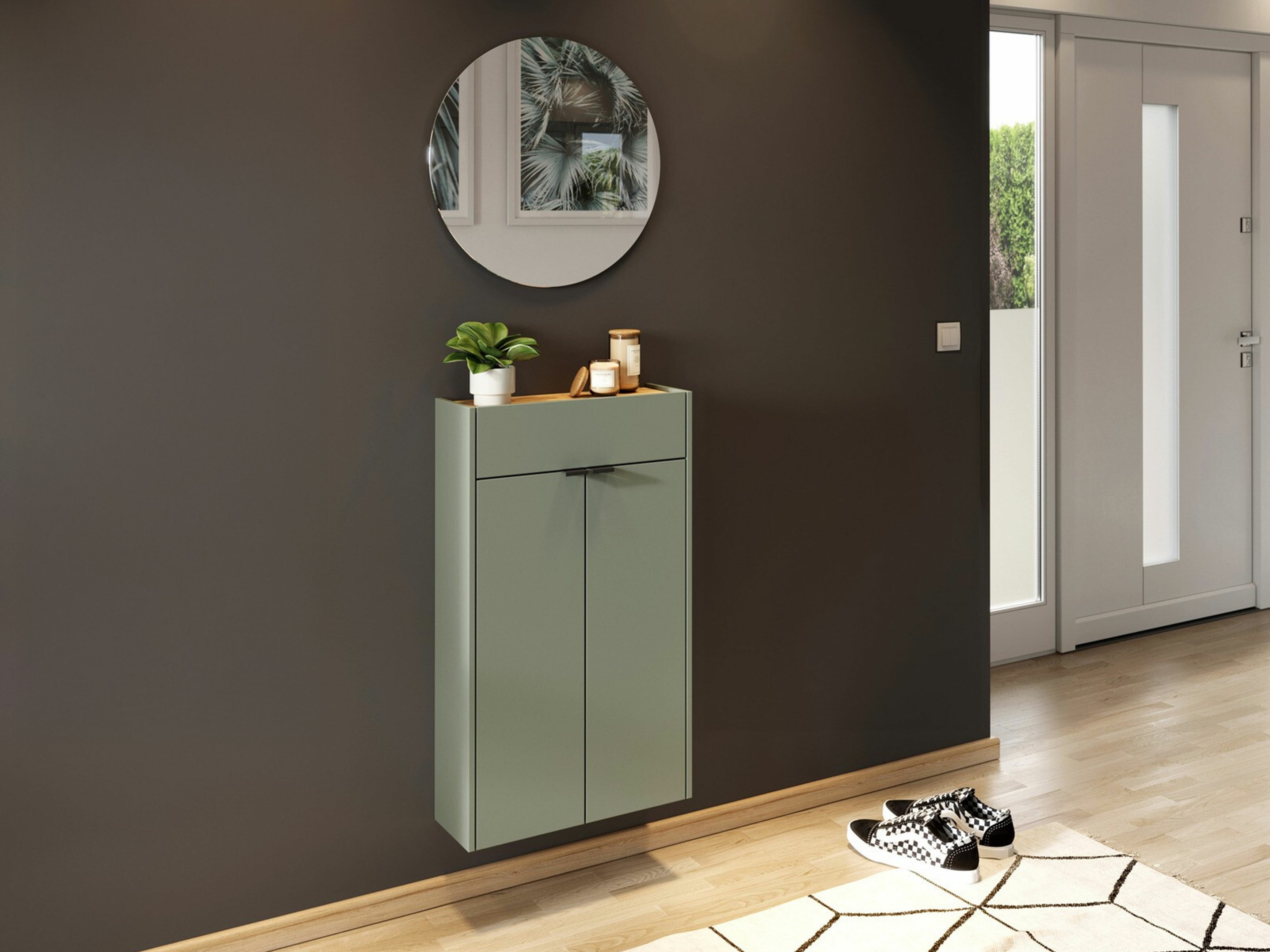 Set de hol Cirsale 104 (Verde prăfuit + Navarra stejar)