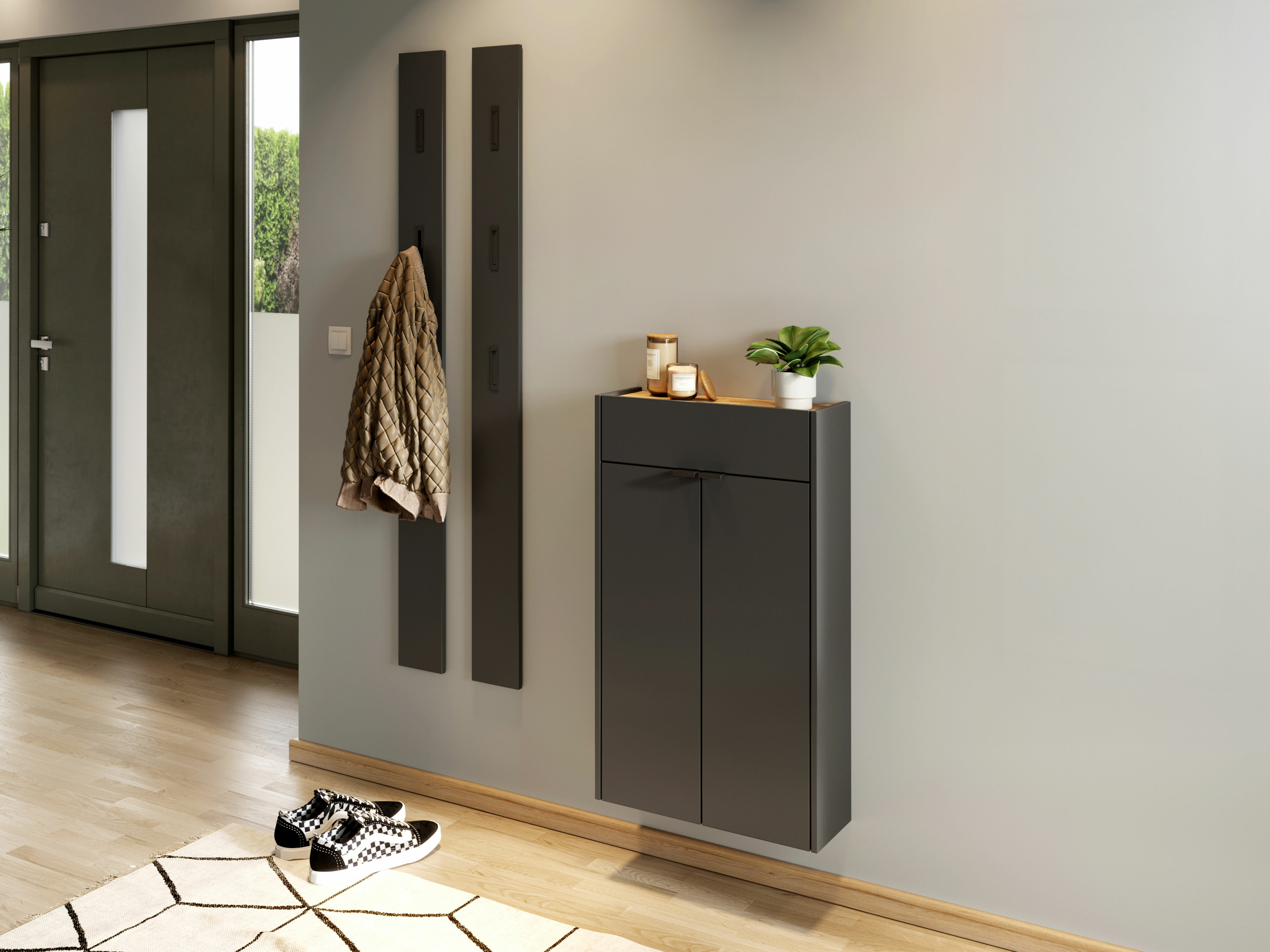 Set de hol Cirsale 105 (Grafit + Navarra stejar)