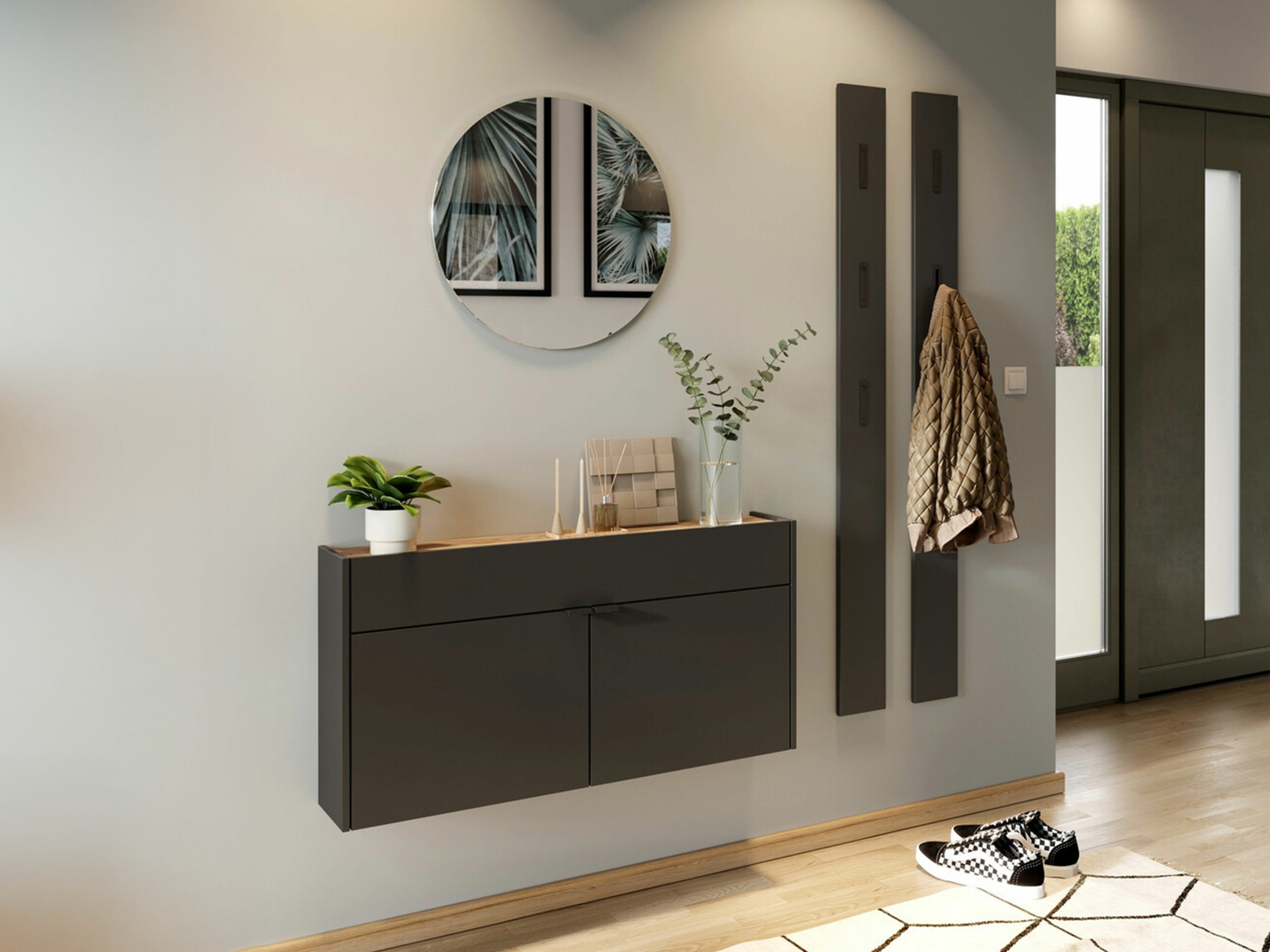 Set de hol Cirsale 106 (Grafit + Navarra stejar)