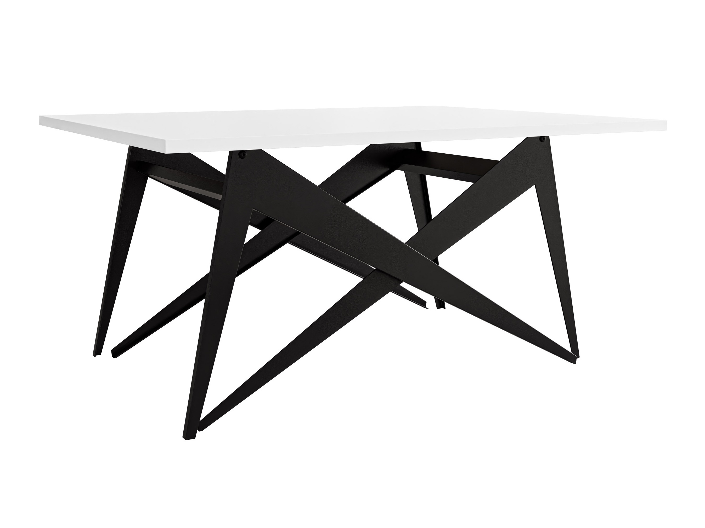 Transforming măsuță de cafea Oswego 150 (Alb + Negru)