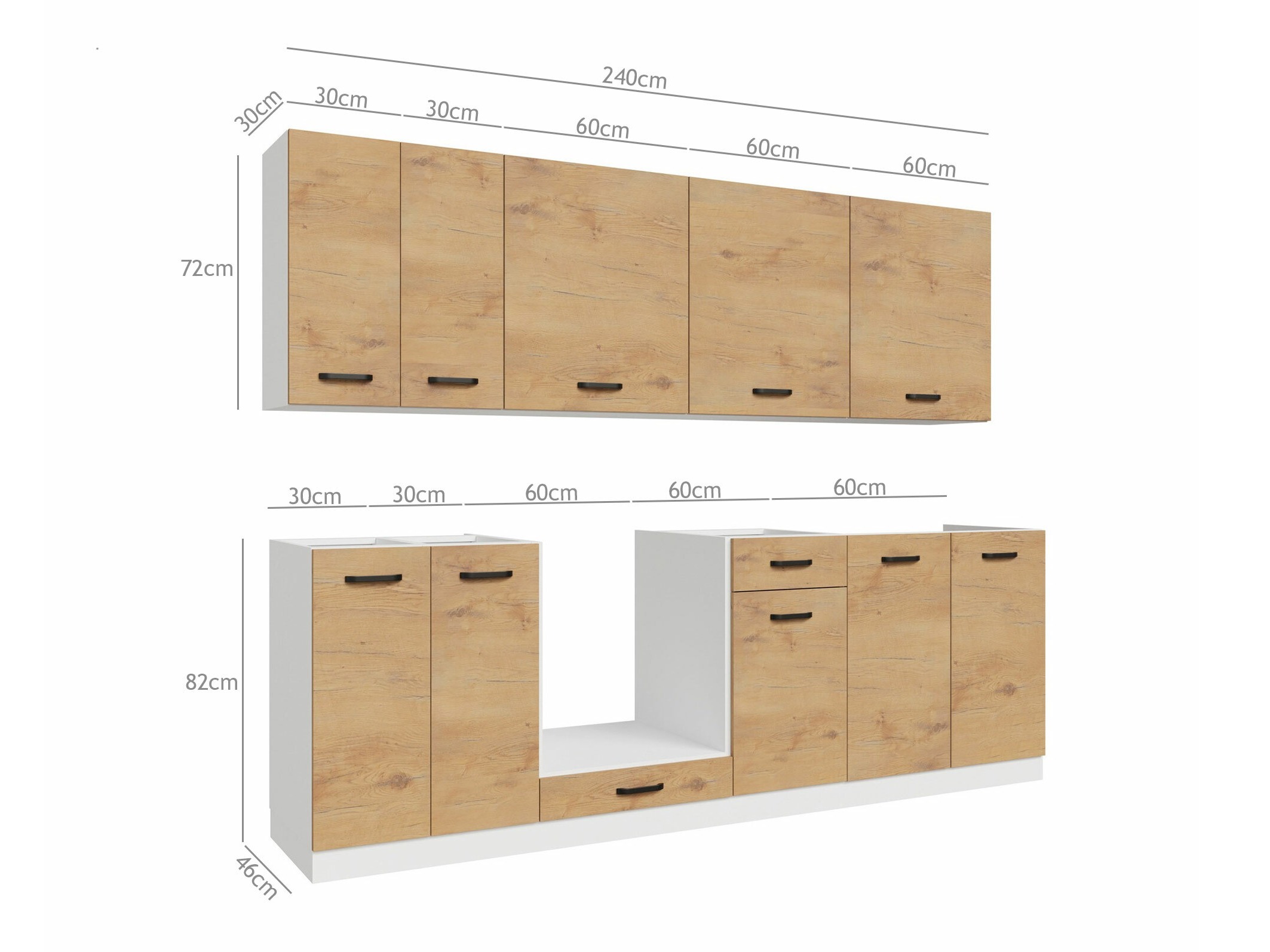Set de bucătărie modular Amper Lancelot 170