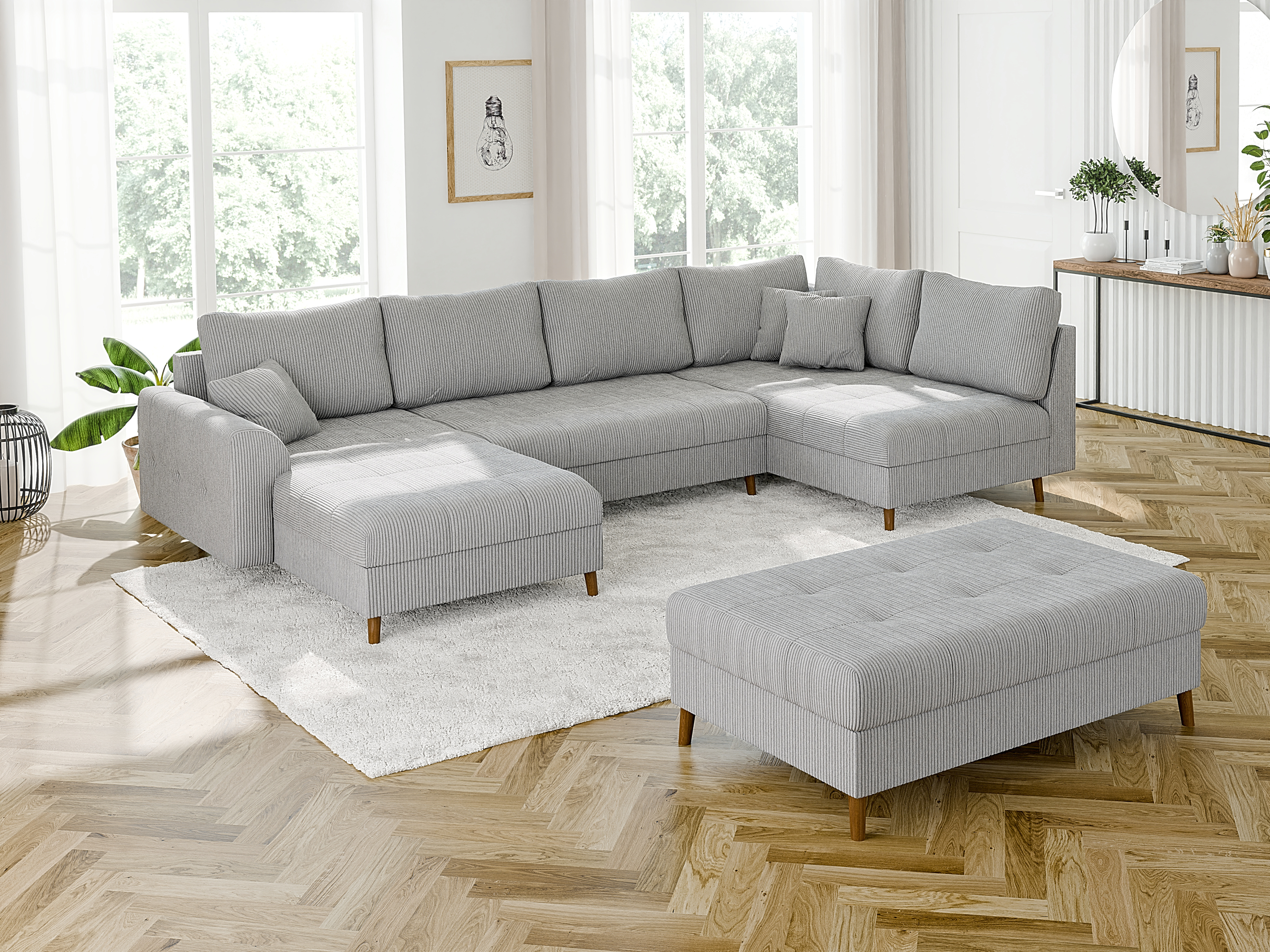 Taburet tapițat Elbmori 102 (Lincoln 86)