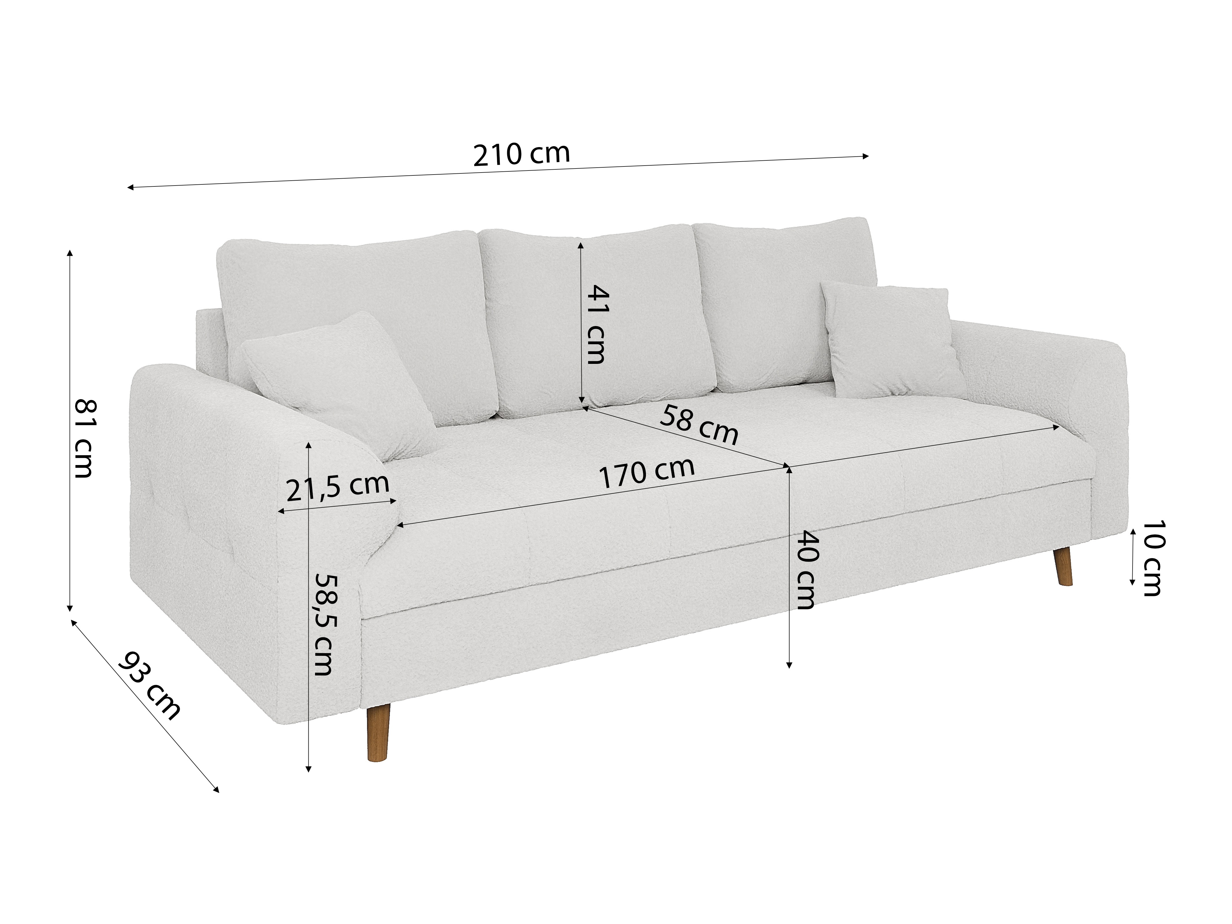 Canapea Elbmori 105 (Coral 70)