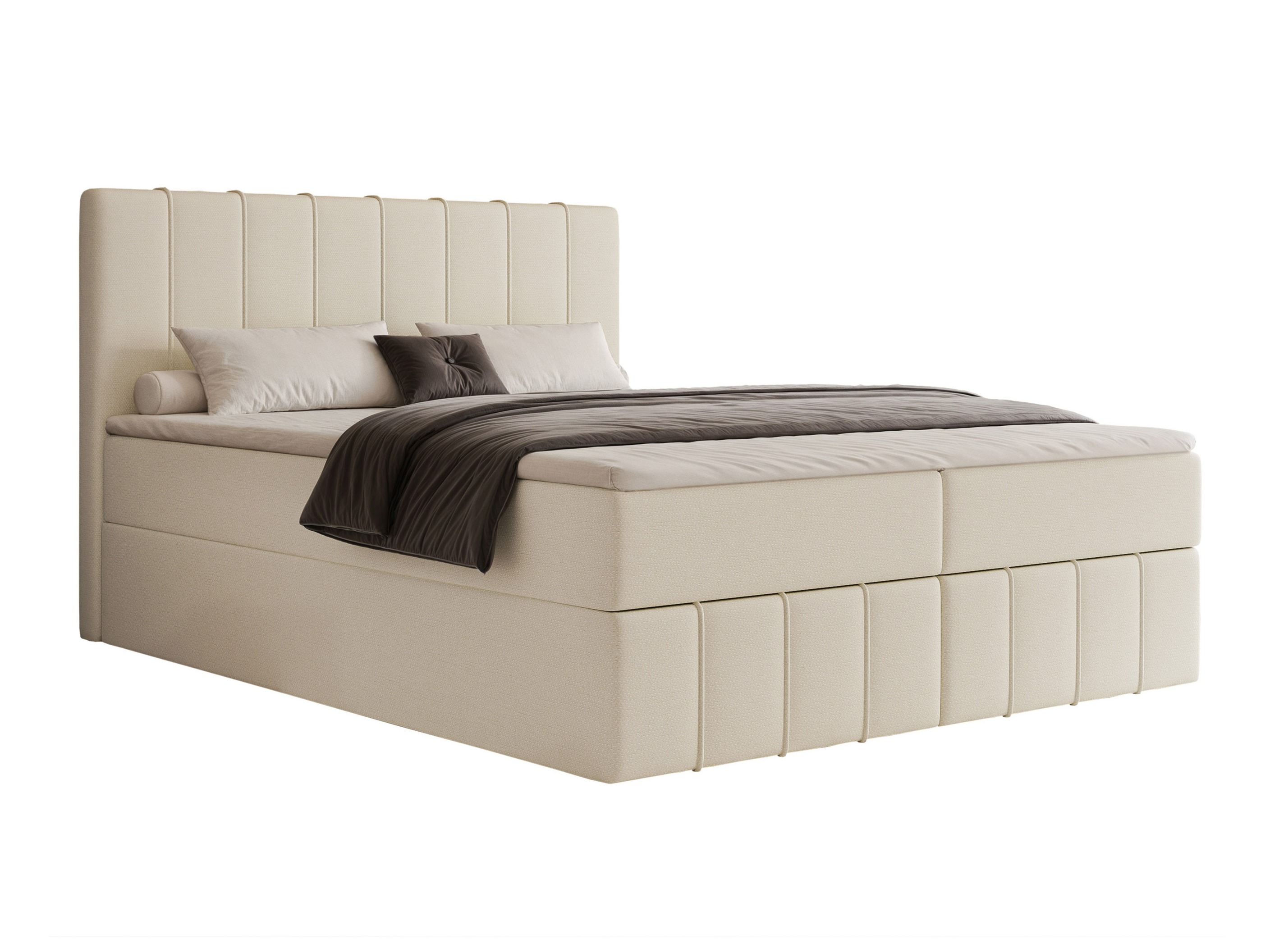 Pat boxspring Martinez 125 (Lumi 03)