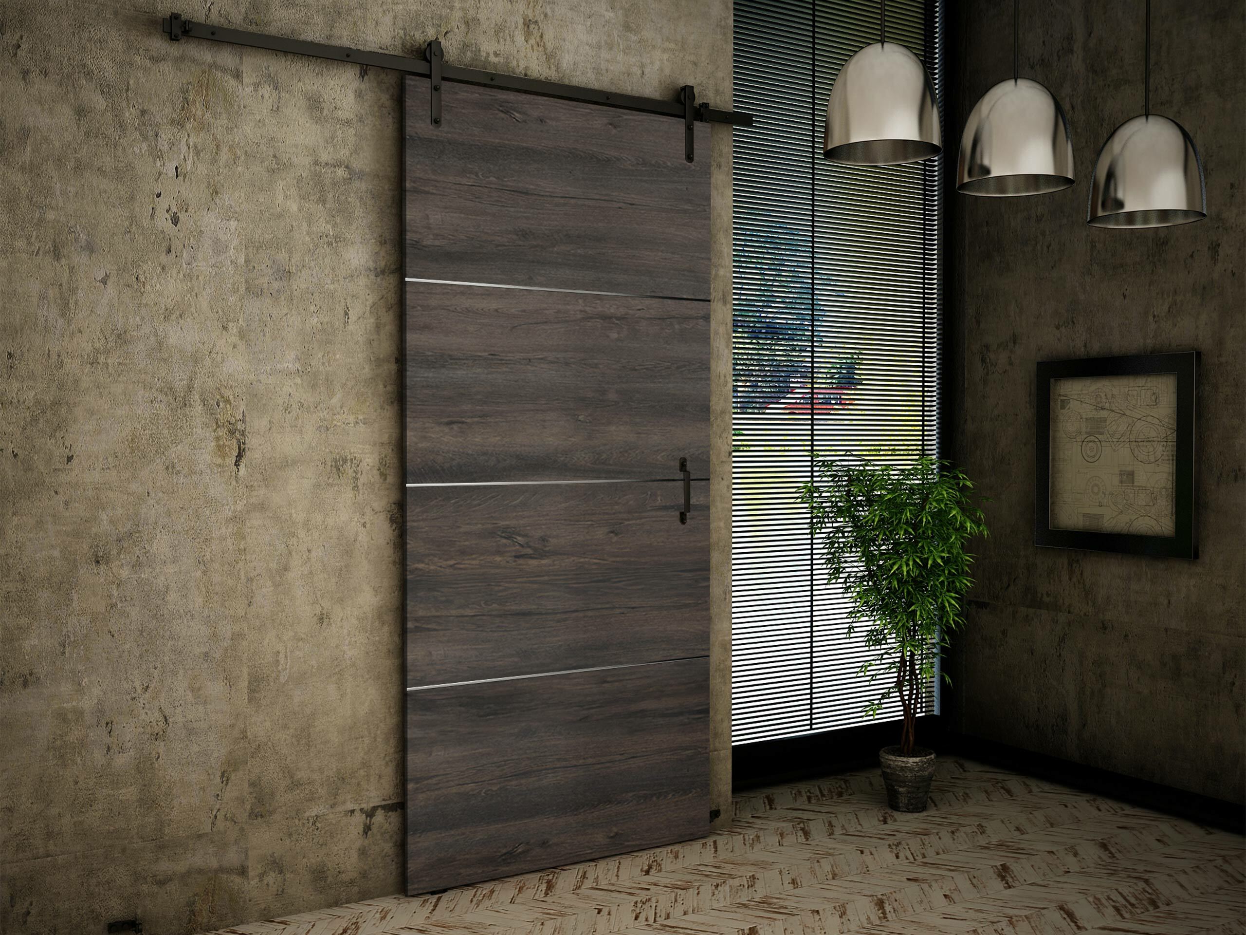 Uși glisante Dover 155 (Cenușă închis)