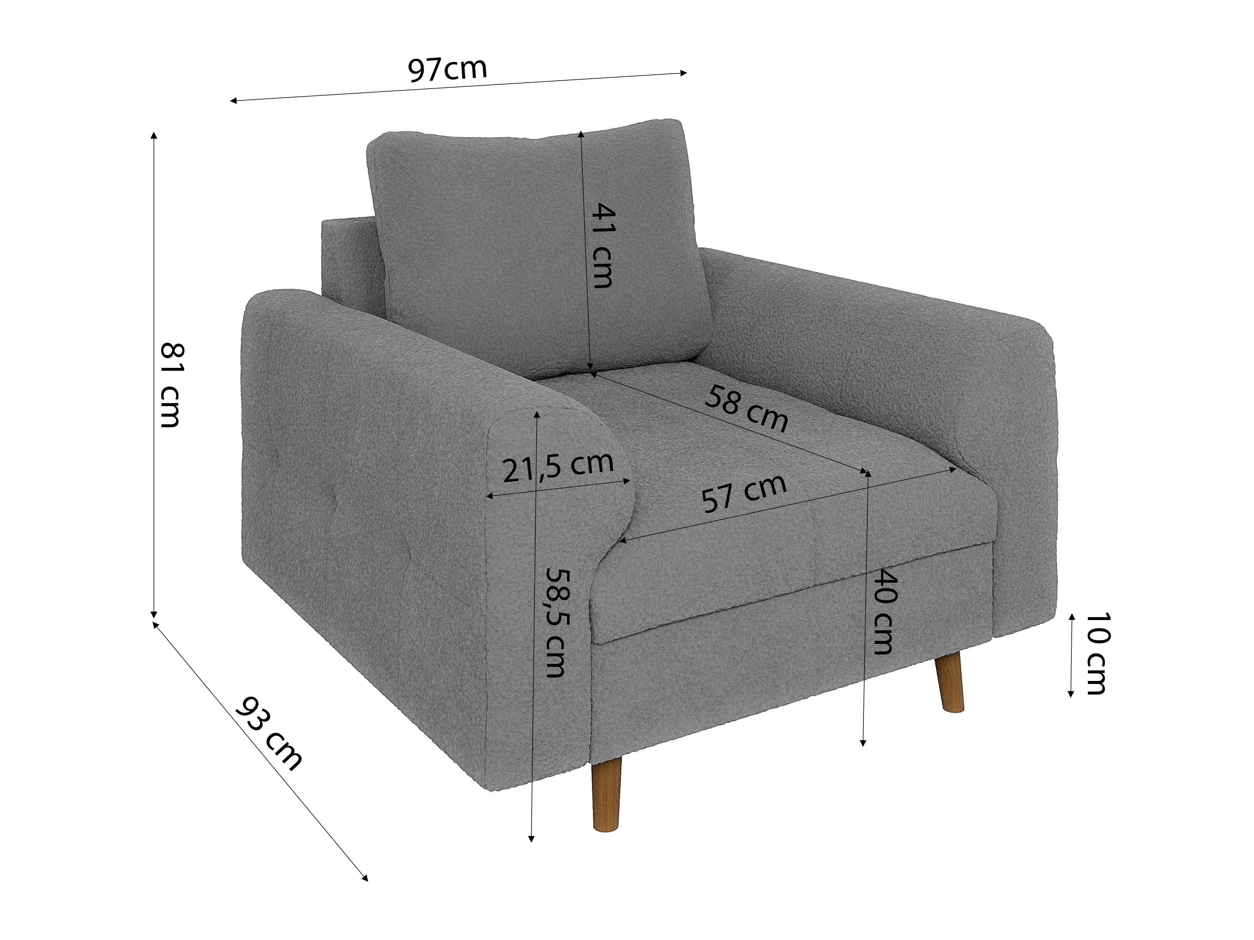 Set mobilier tapițat Elbmori 106 (Coral 75)
