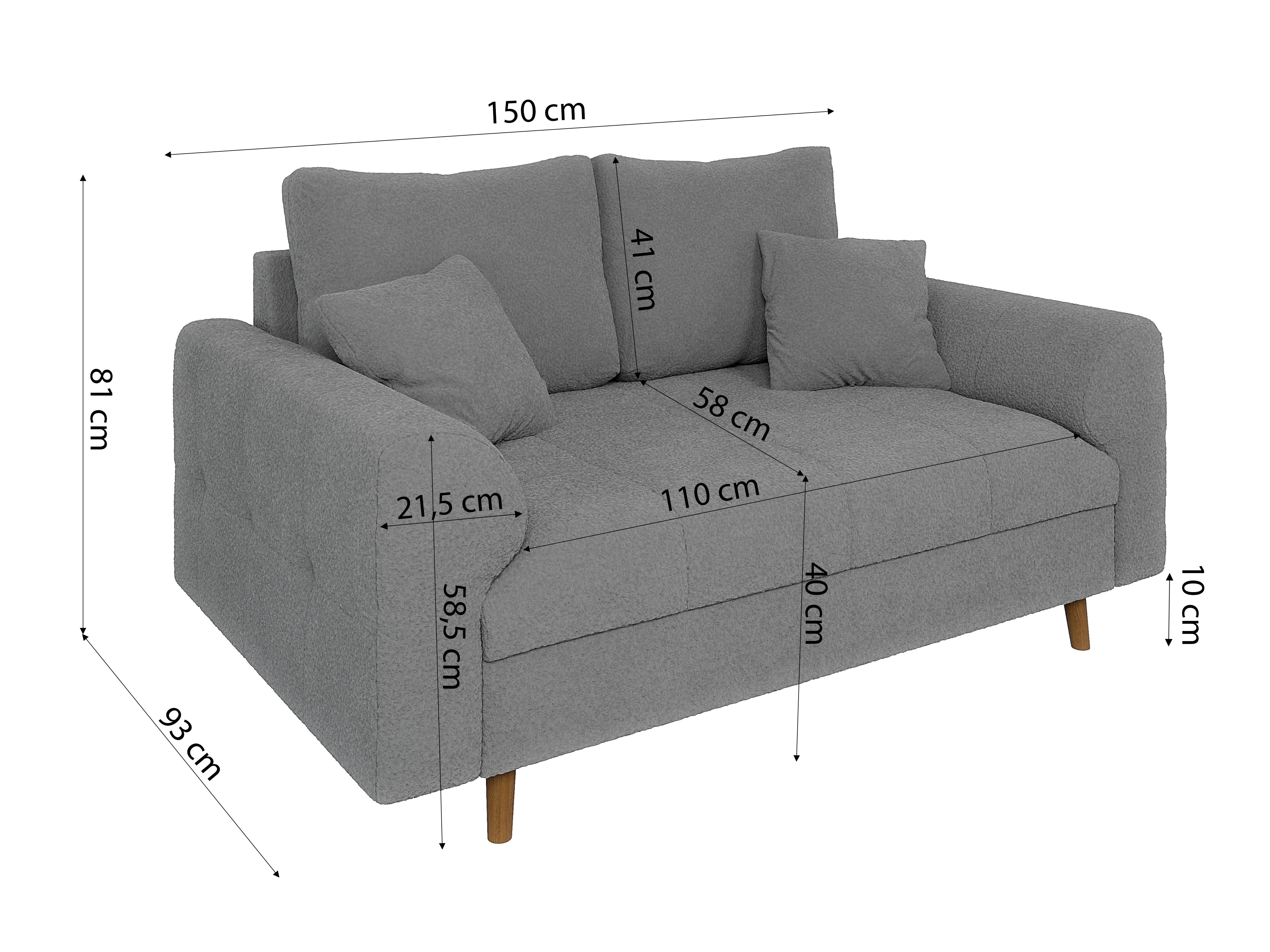 Set mobilier tapițat Elbmori 106 (Coral 75)